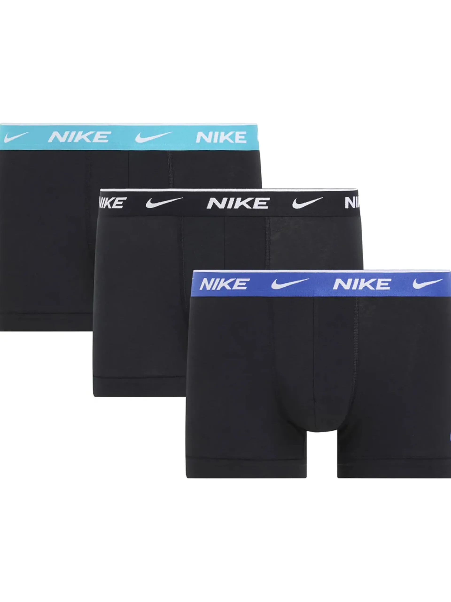 NIKE Boxer*Boxer neri da uomo x3 Trunk 0000KE1008