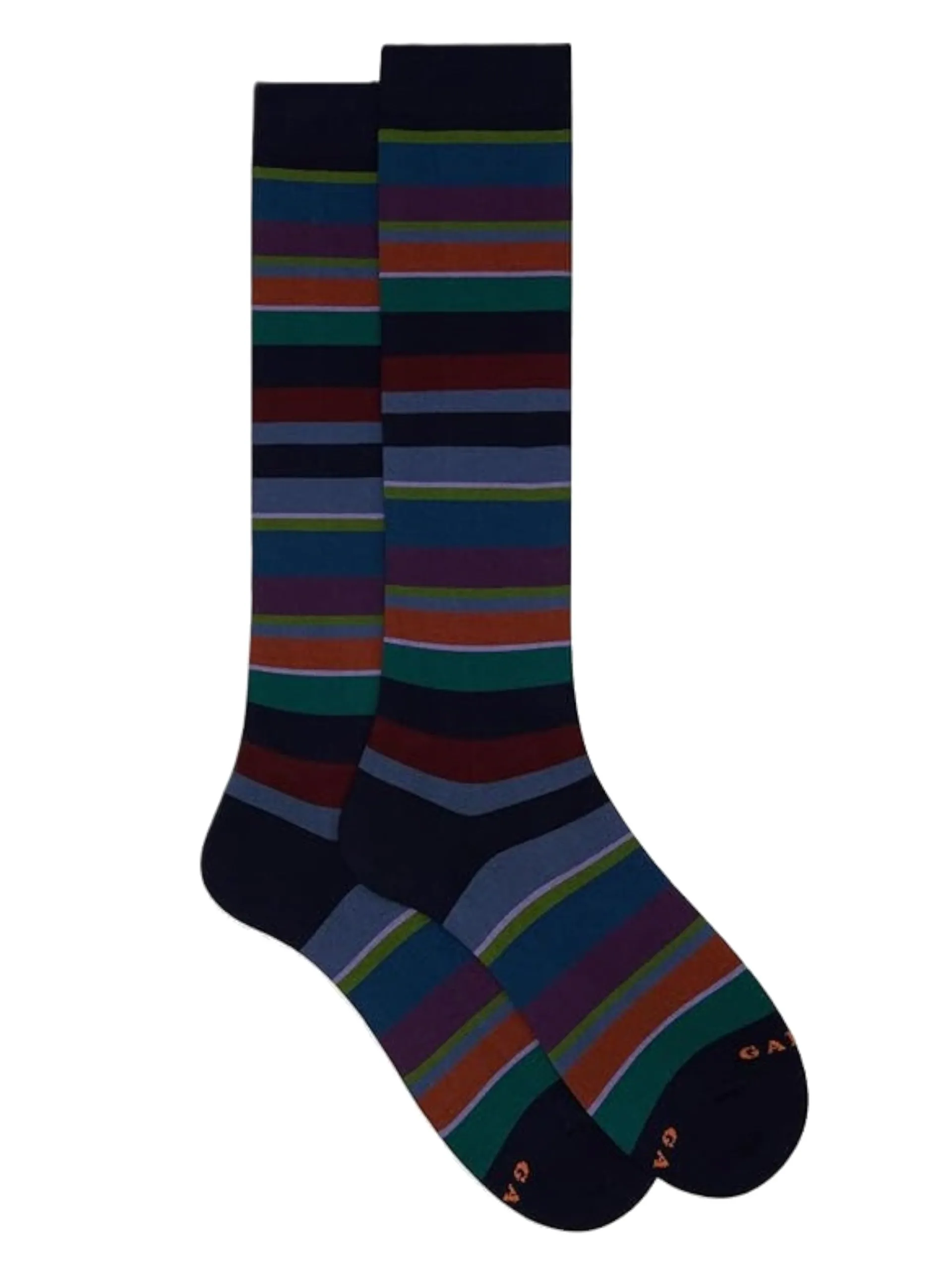 GALLO Calzini*Calzini lunghi Uomo a Righe Multicolor blu AP506360