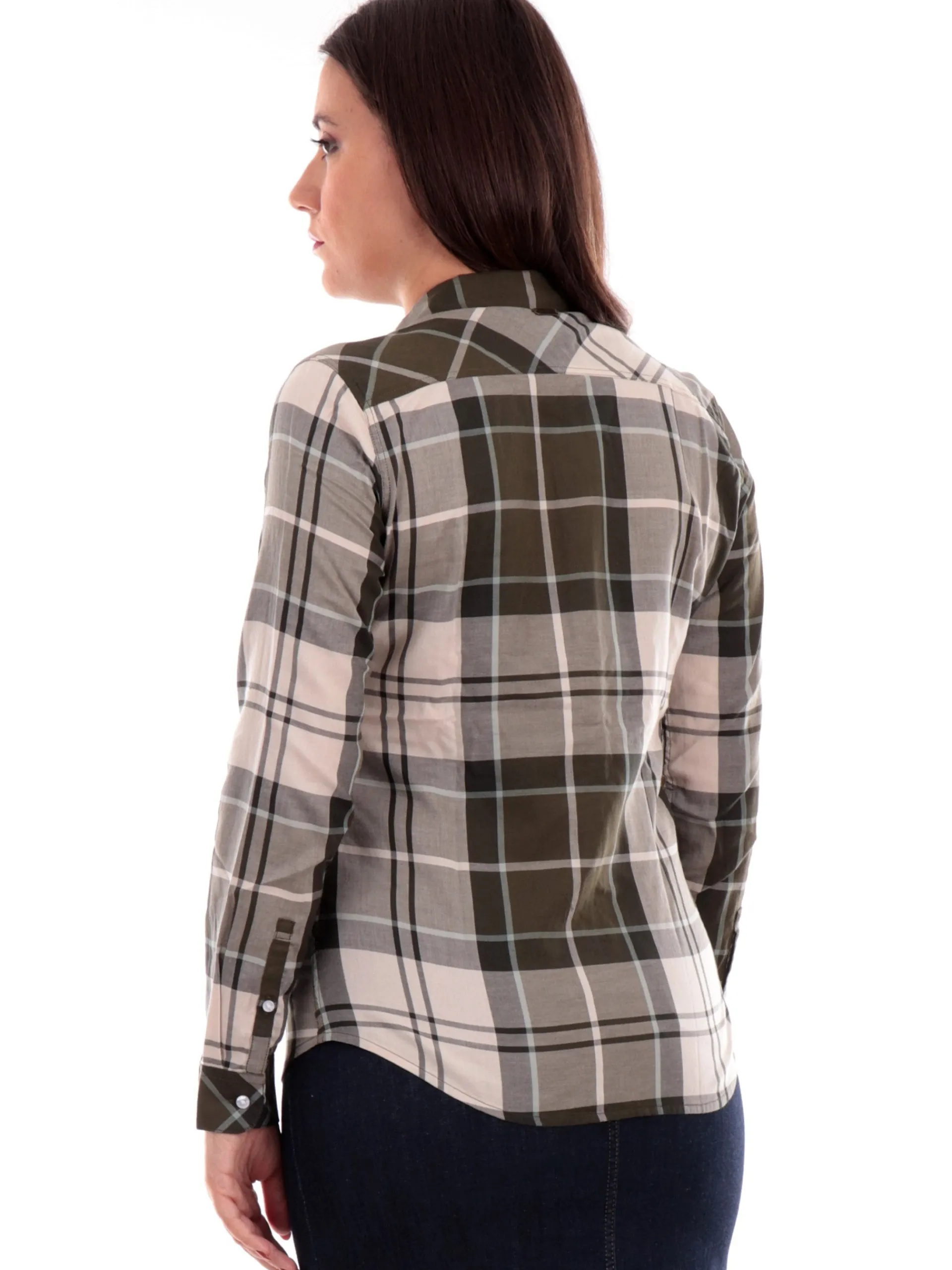 BARBOUR Top & Camicie*Camicia a quadri verde da donna Bredon LSH1353