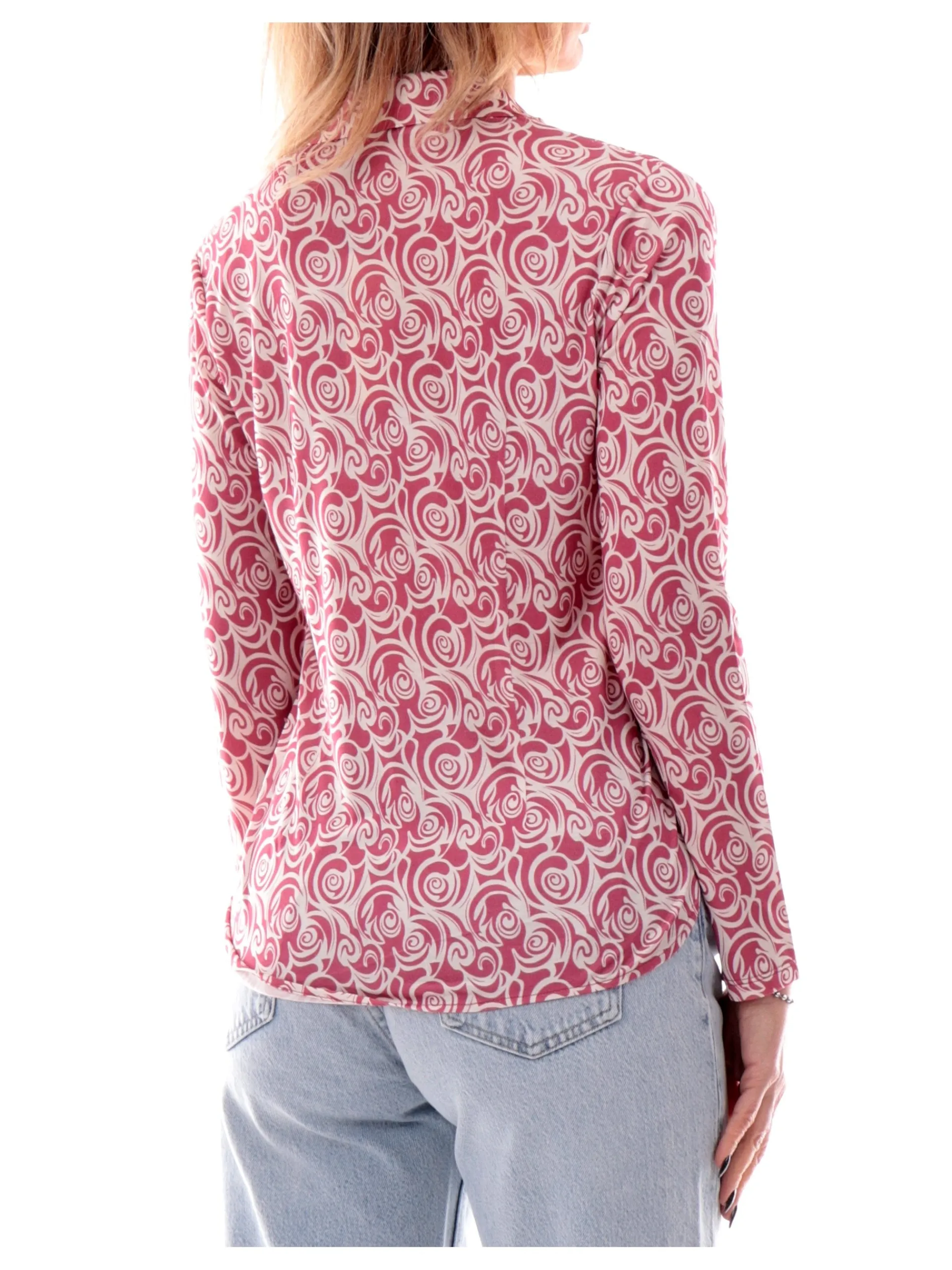 ANIS Top & Camicie*Camicia rosa floreale da donna maniche lunghe 251W1490