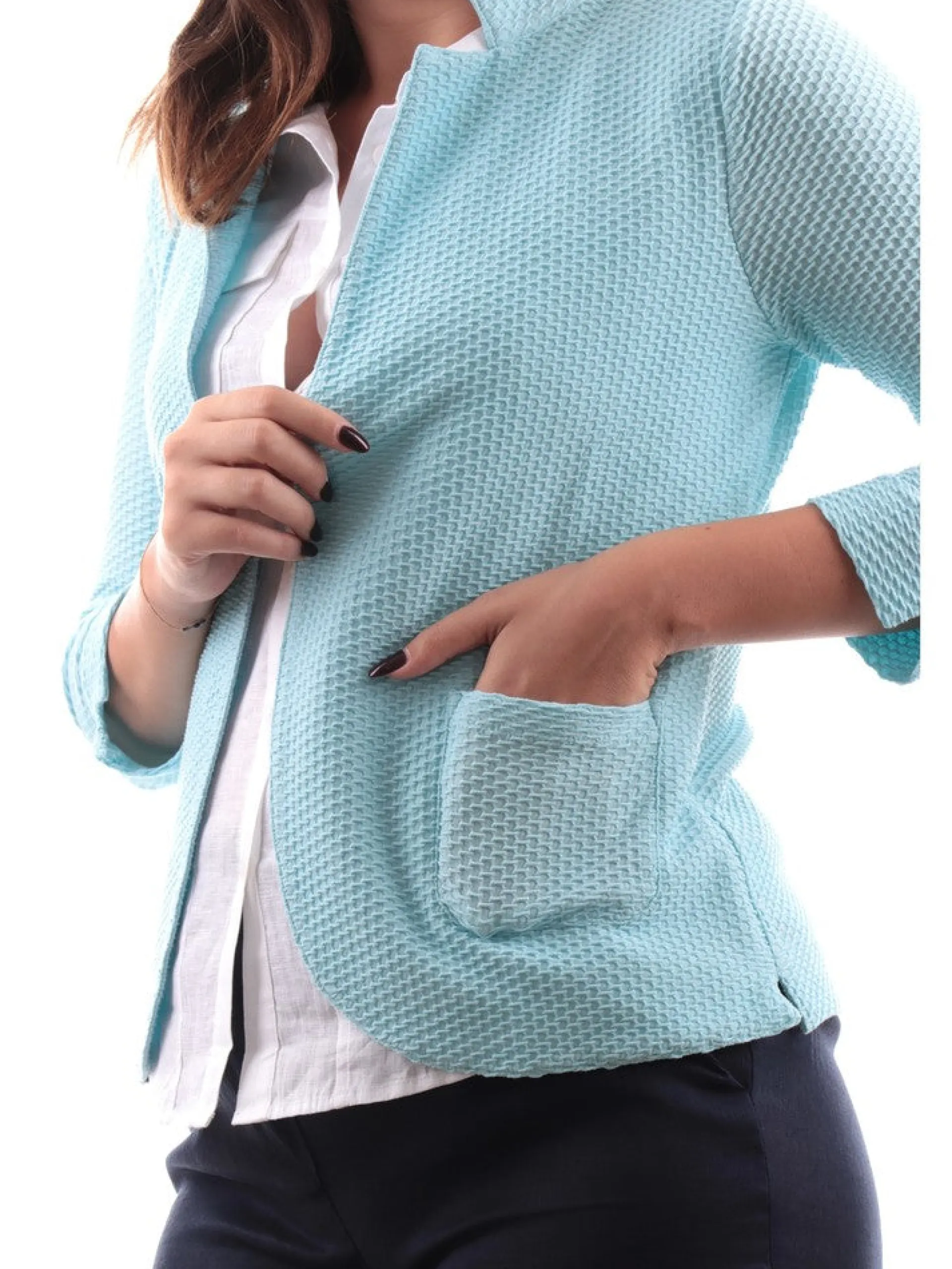 ANIS Maglie*Camicia White smanicata da donna