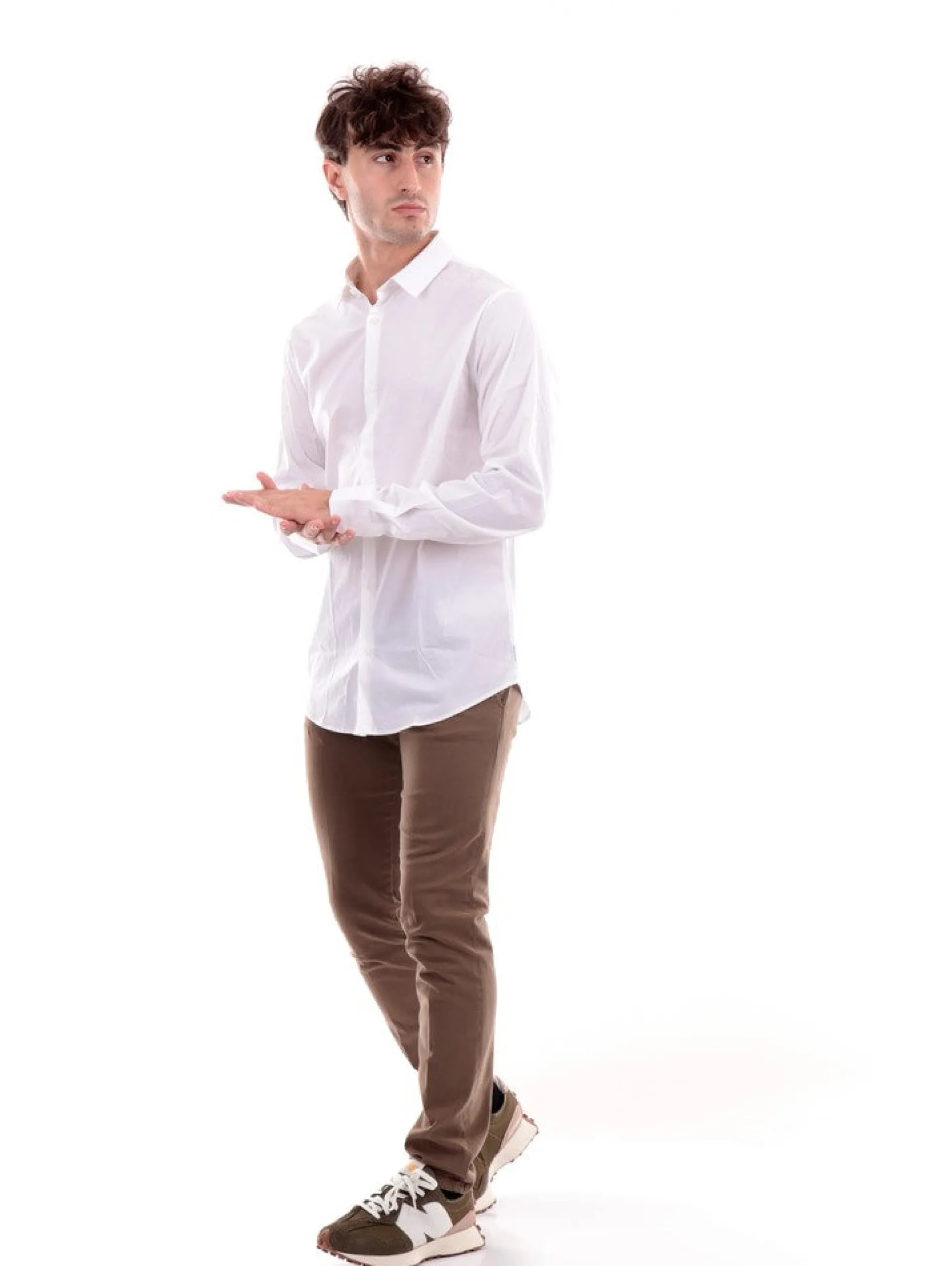 ARMANI EXCHANGE Camicie*Camicia bianca da uomo 8NZC31ZN28Z