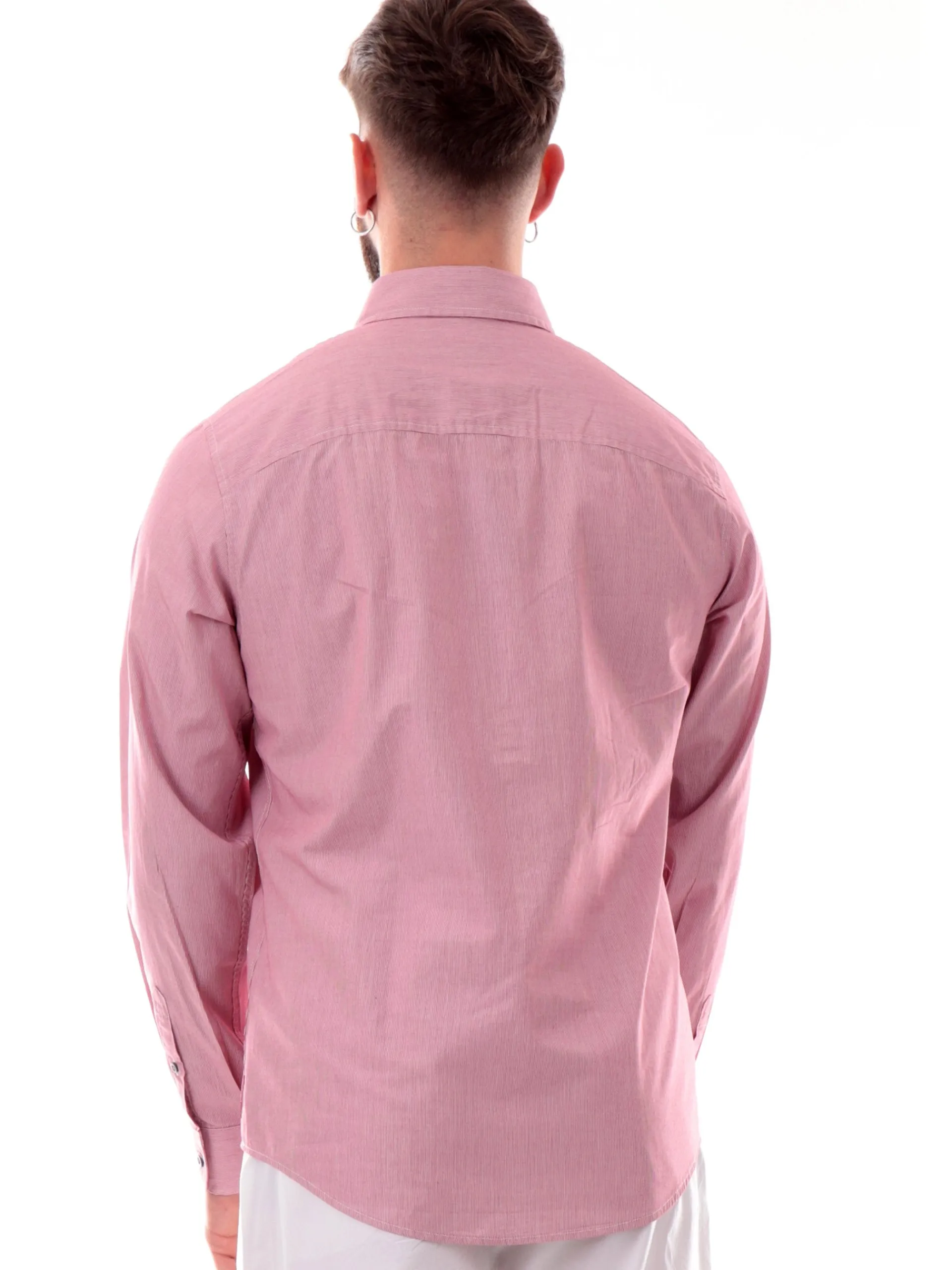 ARMANI EXCHANGE Camicie*Camicia righe bianche e rosse XM000445AF13007F da uomo