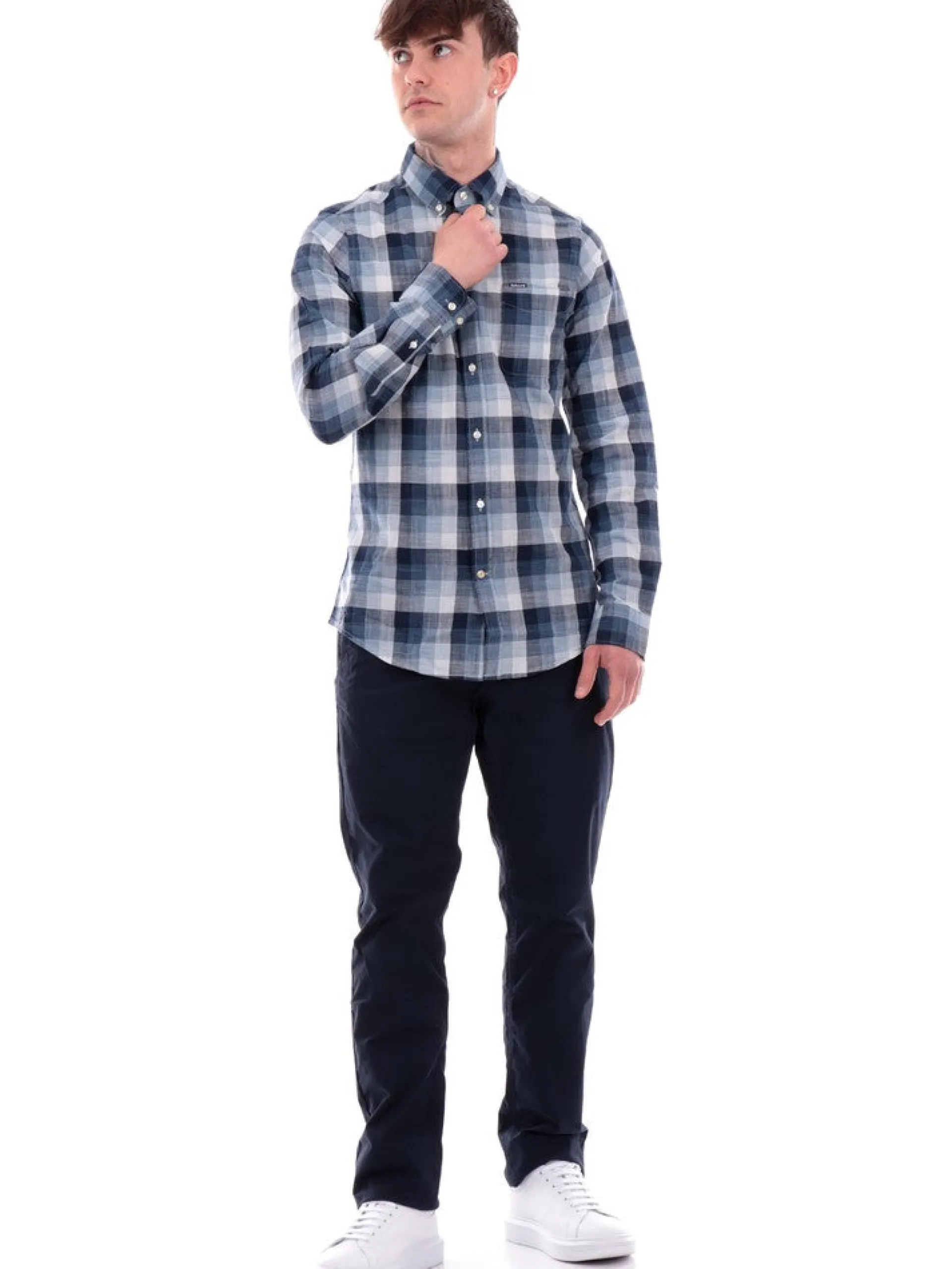 BARBOUR Camicie*Camicia a quadri da uomo Hillroad MSH5450