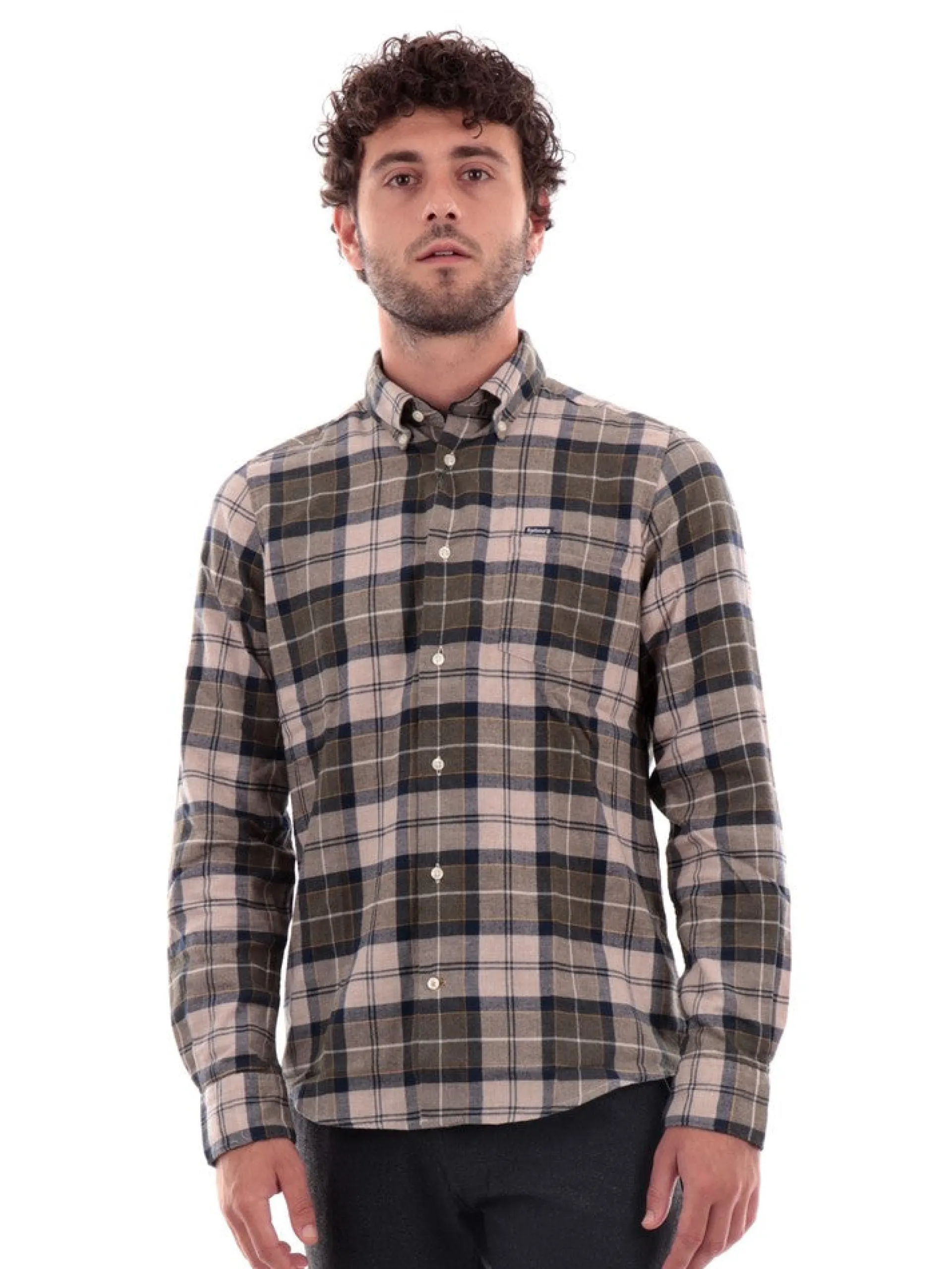 BARBOUR Camicie*Camicia a Quadri da Uomo Fortroser Tailored MSH4991TN16