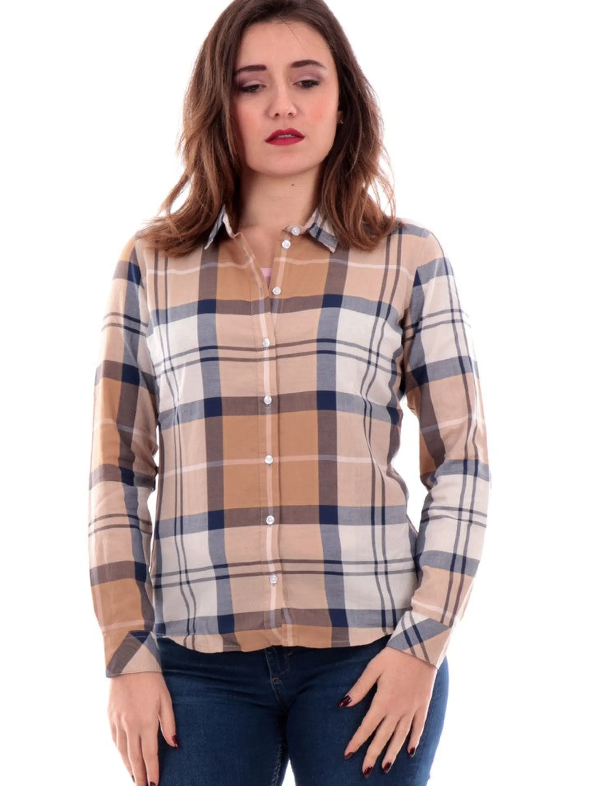 BARBOUR Top & Camicie*Camicia marrone da donna LSH1353