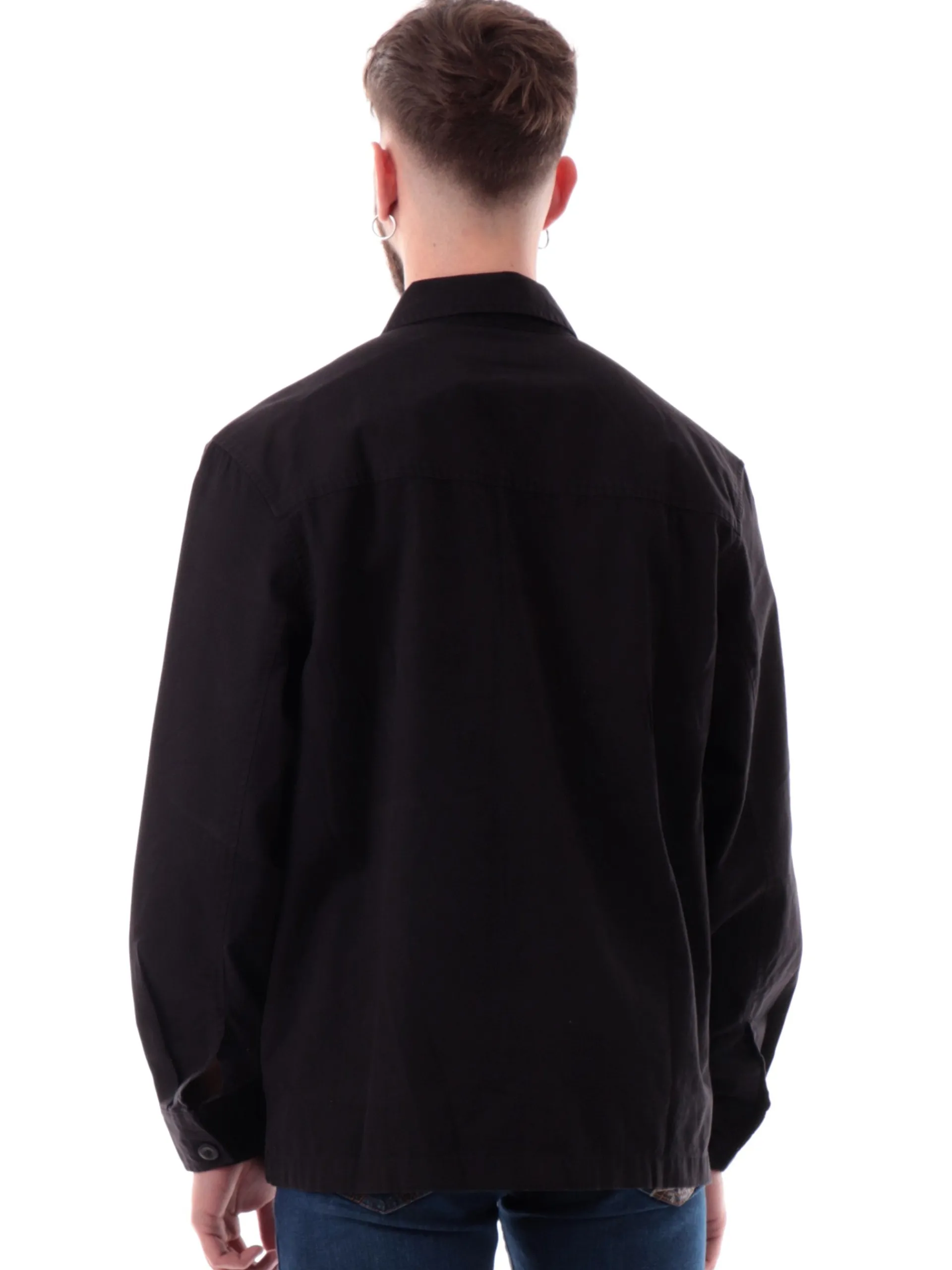 CALVIN KLEIN Camicie*Camicia over nera da uomo J30J326724