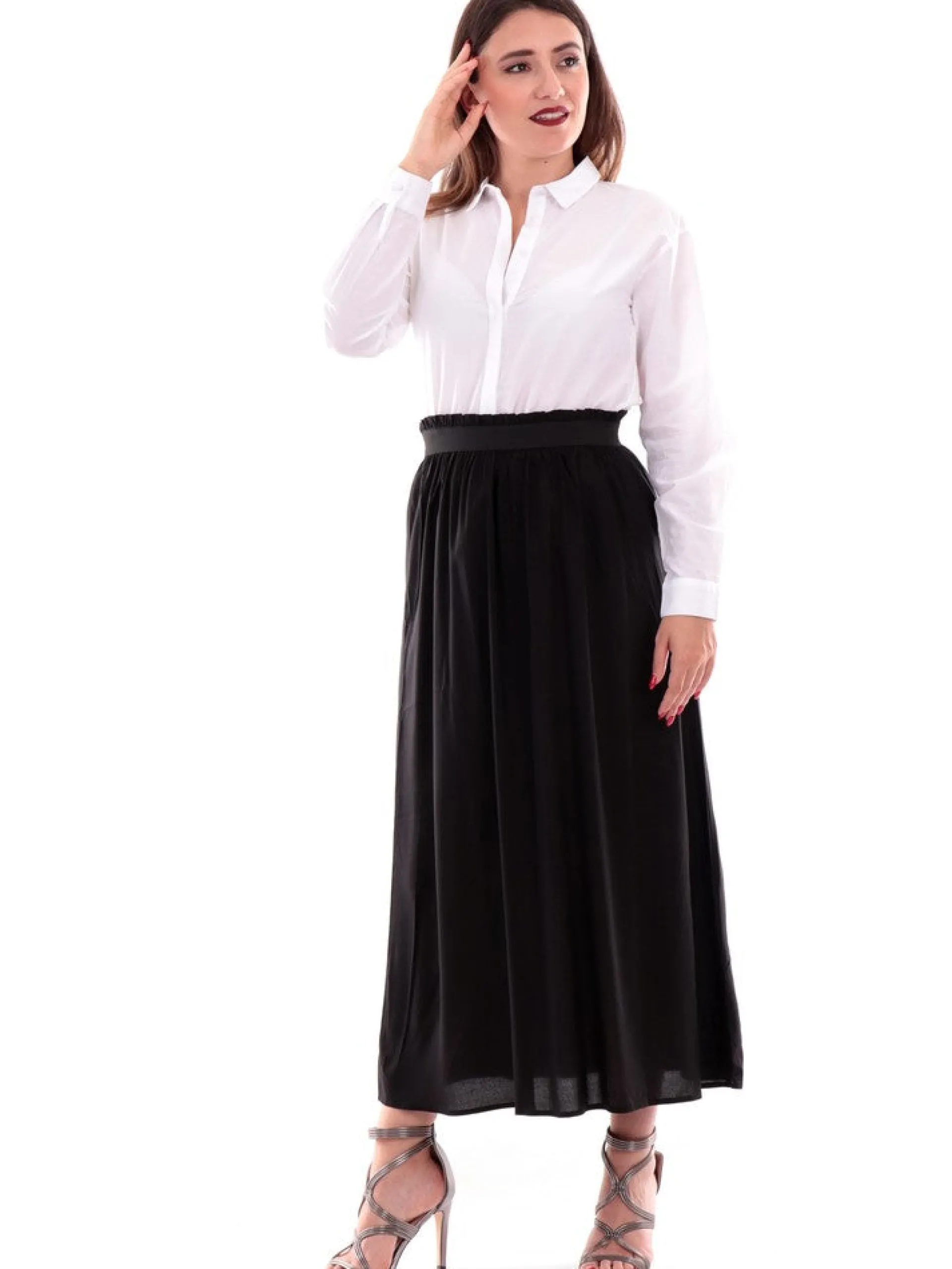 ONLY Top & Camicie*Camicia donna bianca fondo ricamato 15313165