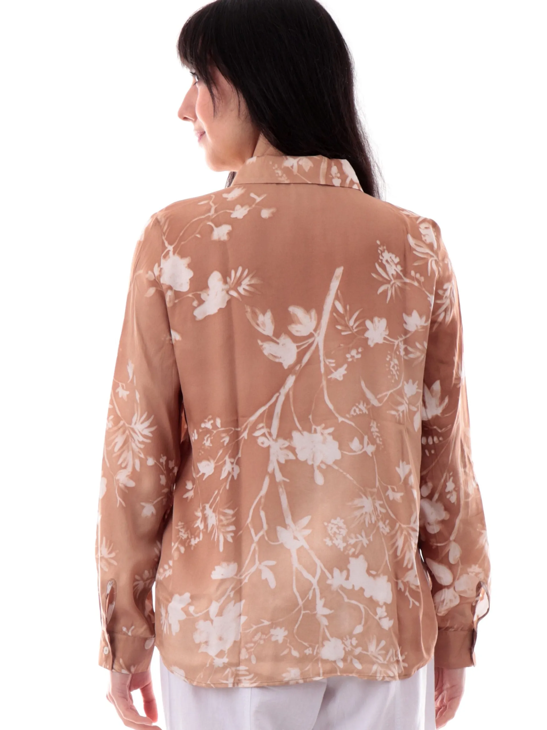 EMME MARELLA Top & Camicie*Camicia beige da donna fantasia floreale NIZZA1
