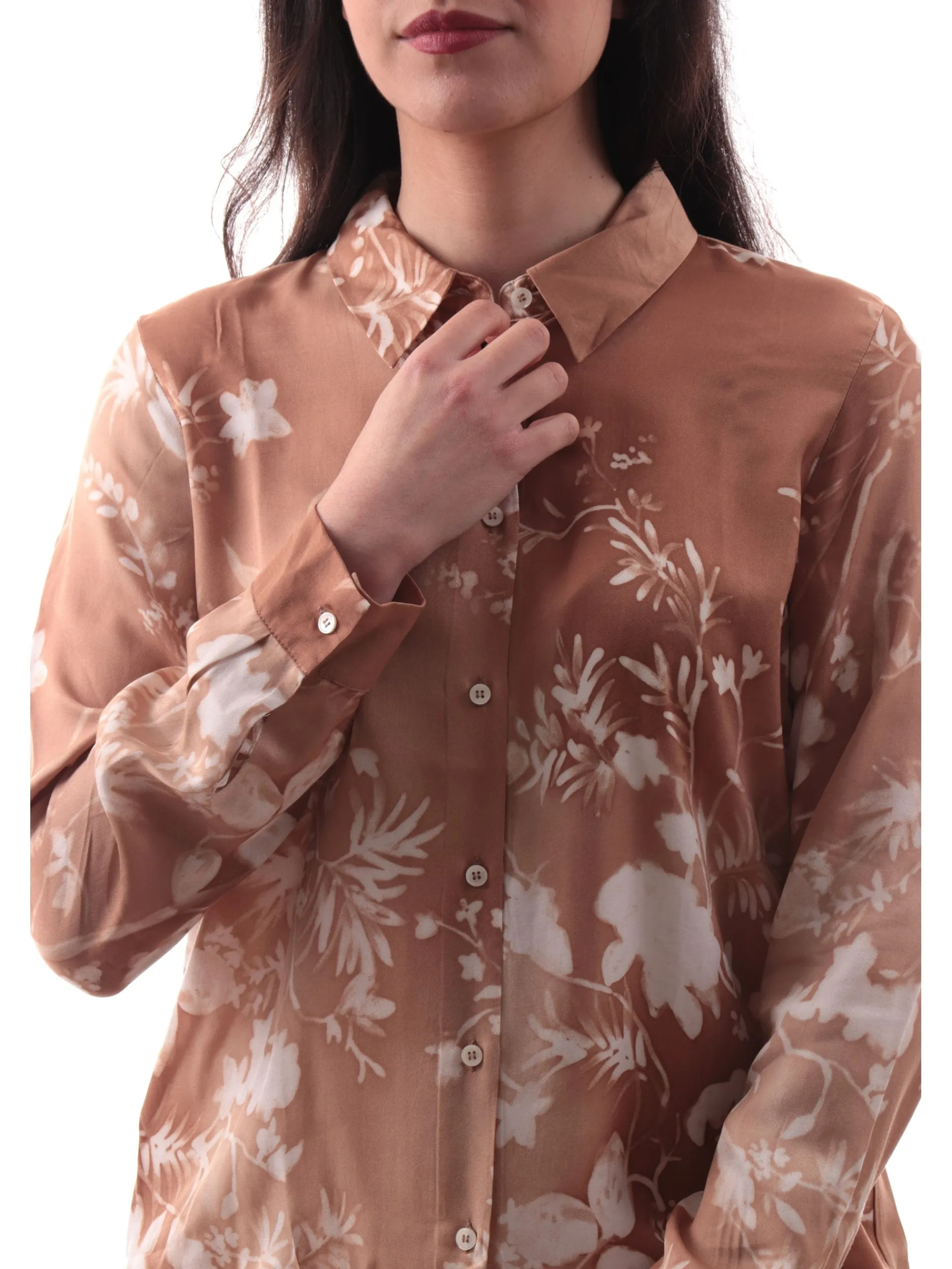 EMME MARELLA Top & Camicie*Camicia beige da donna fantasia floreale NIZZA1