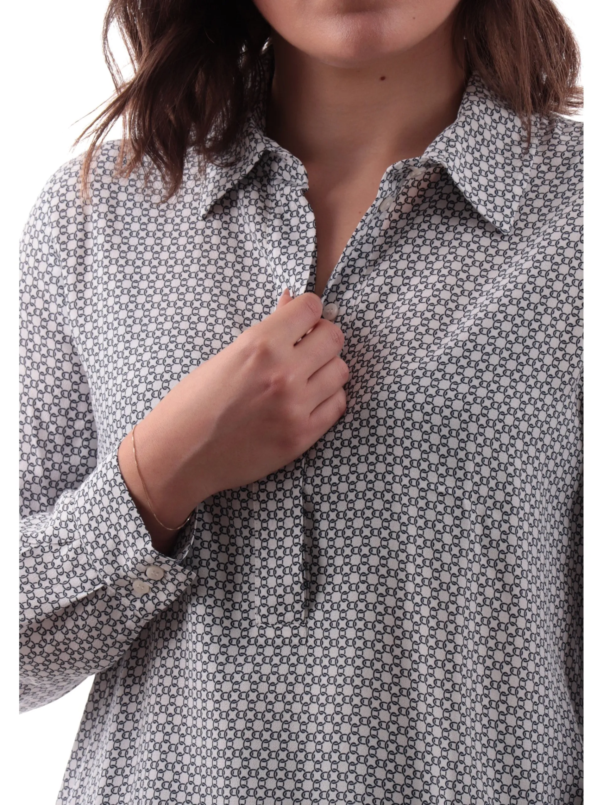 EMME MARELLA Top & Camicie*Camicia blu da donna fantasia foulard OSSIDO
