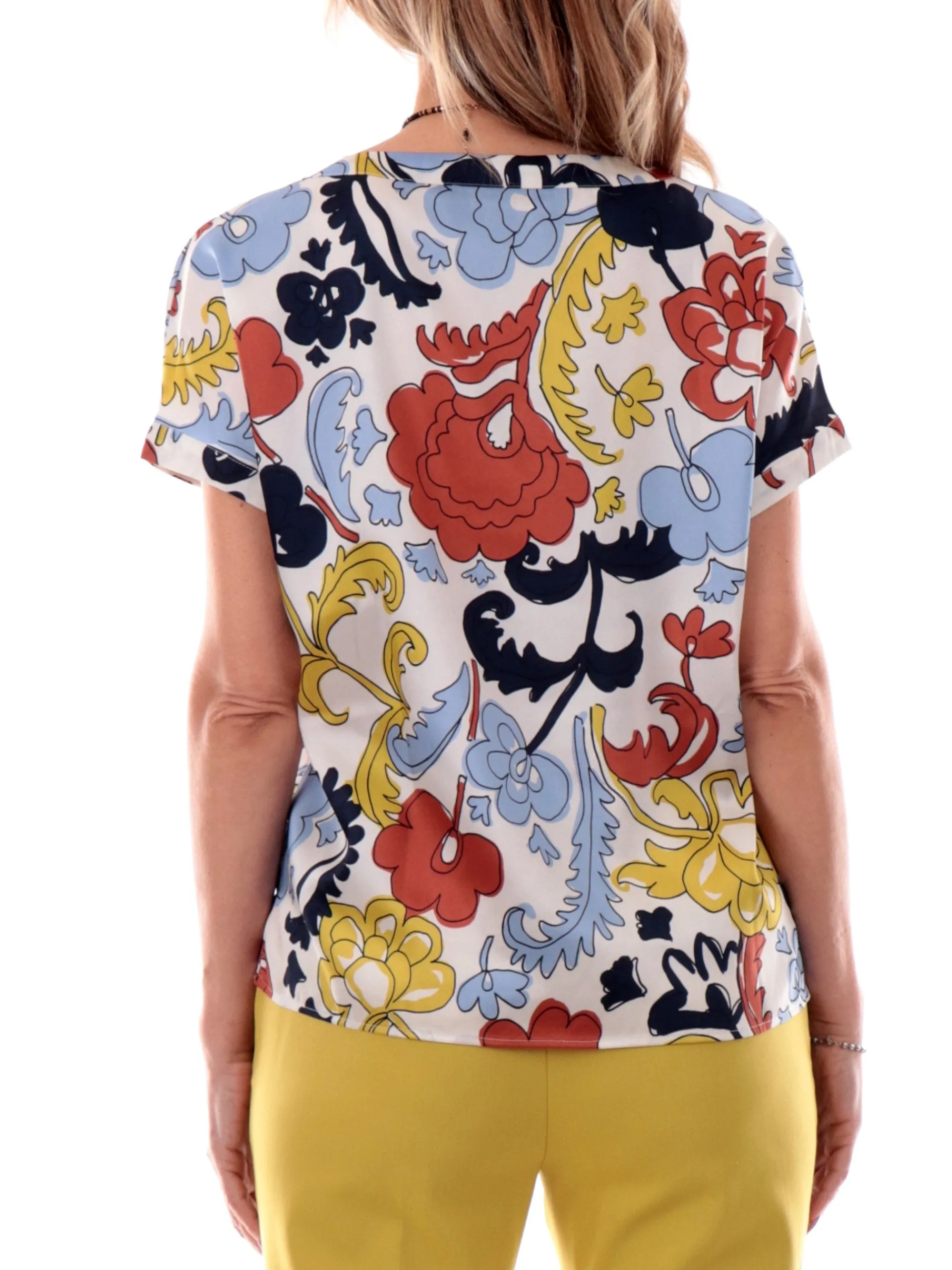 EMME MARELLA Top & Camicie*Camicia maniche aletta fantasia foulard da donna KLAUSEN1