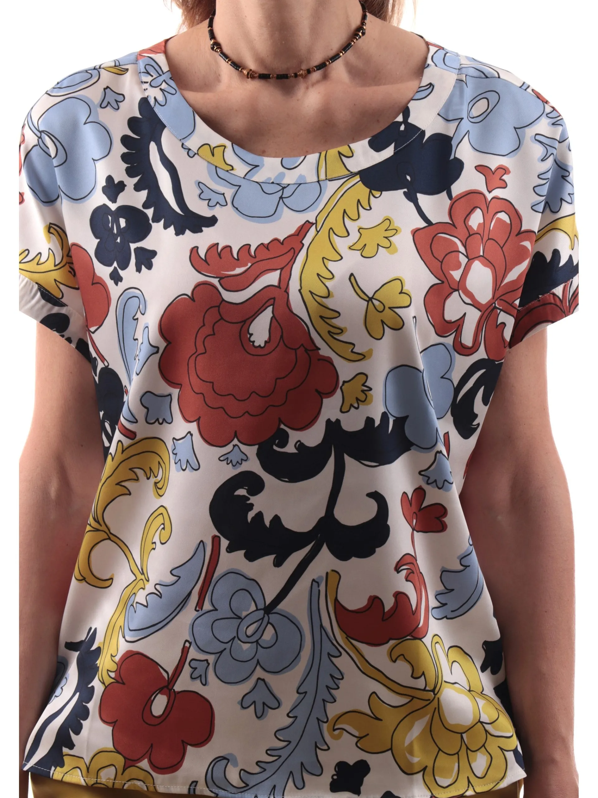 EMME MARELLA Top & Camicie*Camicia maniche aletta fantasia foulard da donna KLAUSEN1