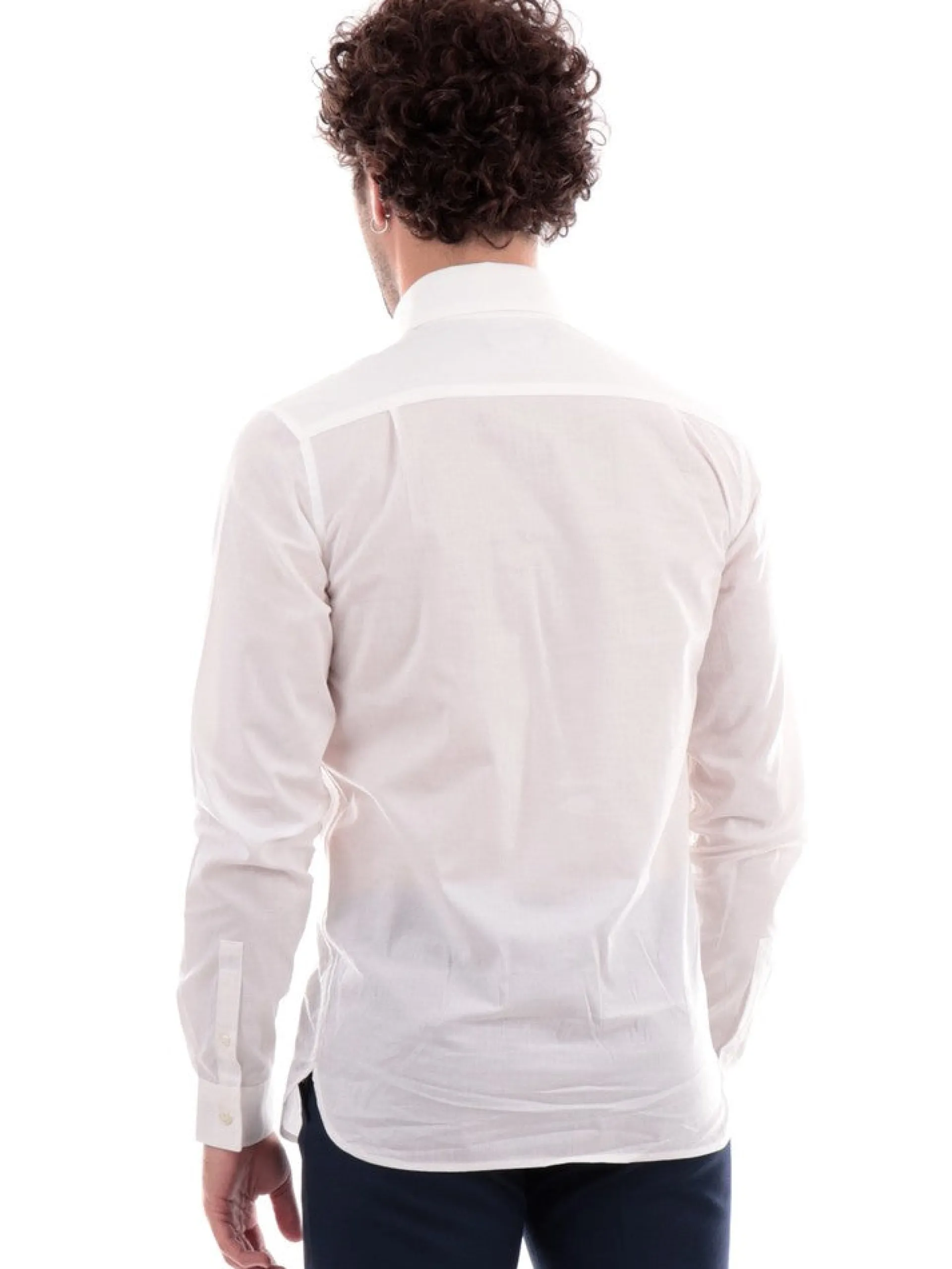 FRED PERRY Camicie*Camicia bianca da uomo Button Down Collar M5650