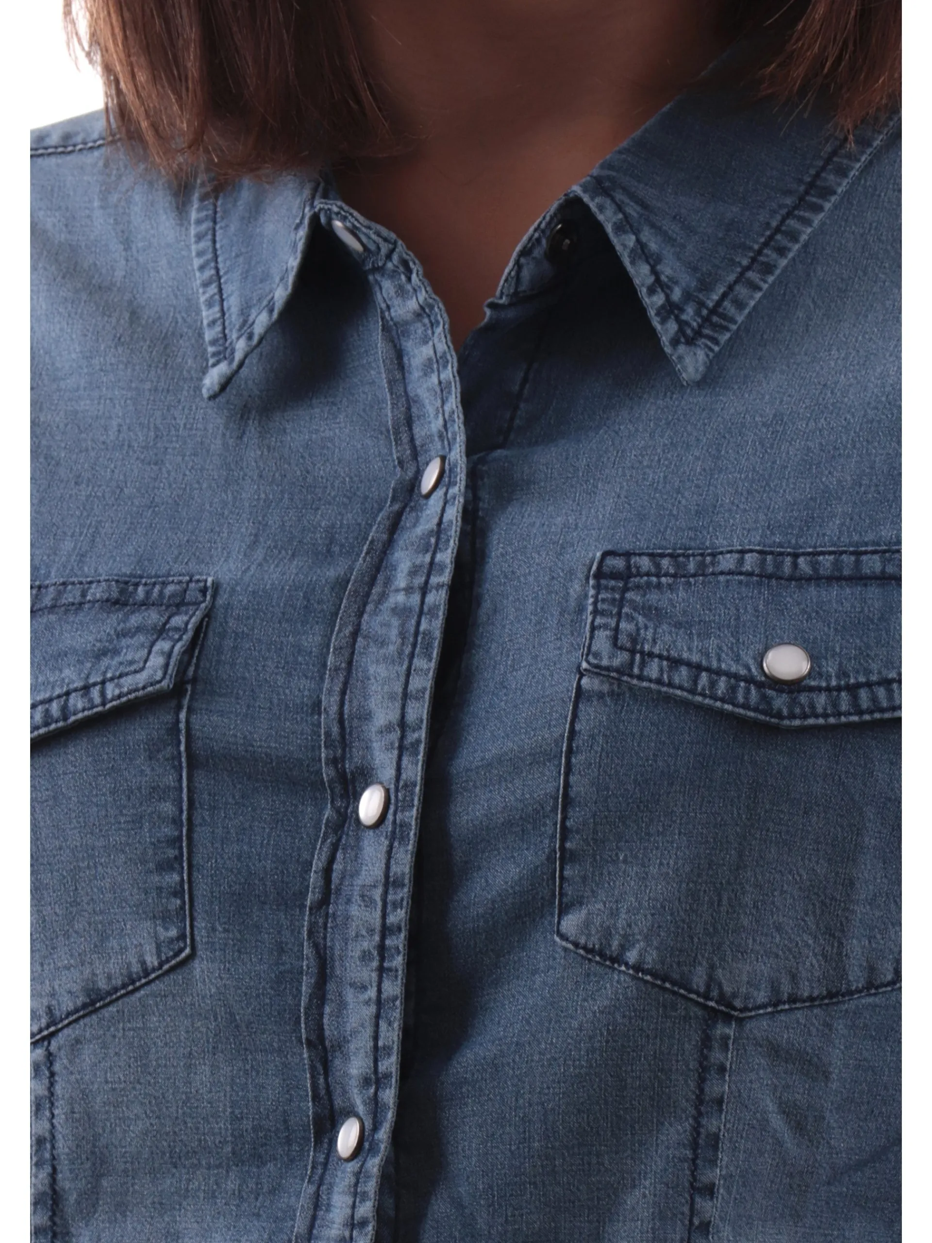 GUESS Top & Camicie*Camicia jeans con bottoni automatici W5RH0HD4NA0MPHS