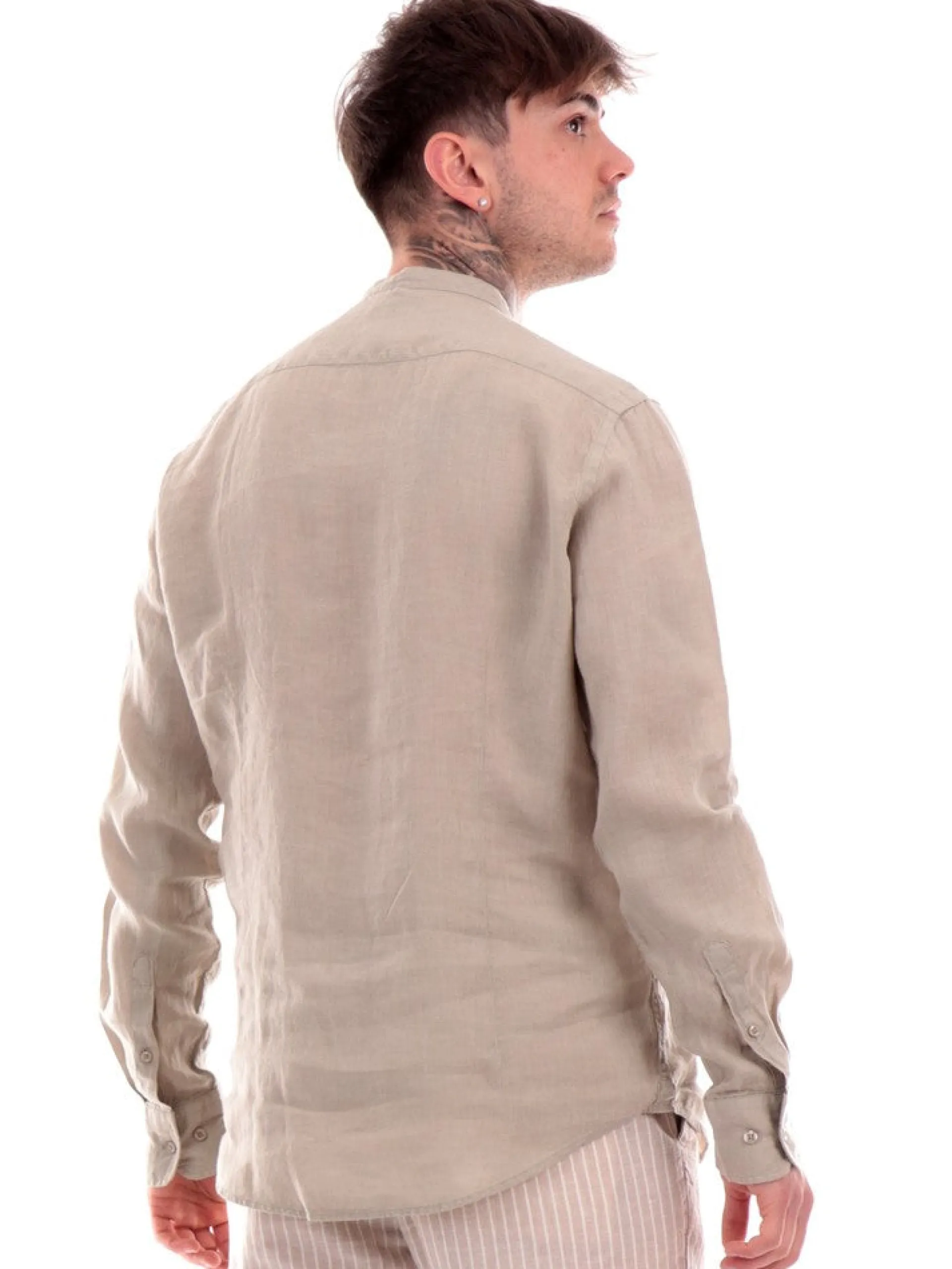 IMPURE Camicie*Camicia beige da uomo SHL1345