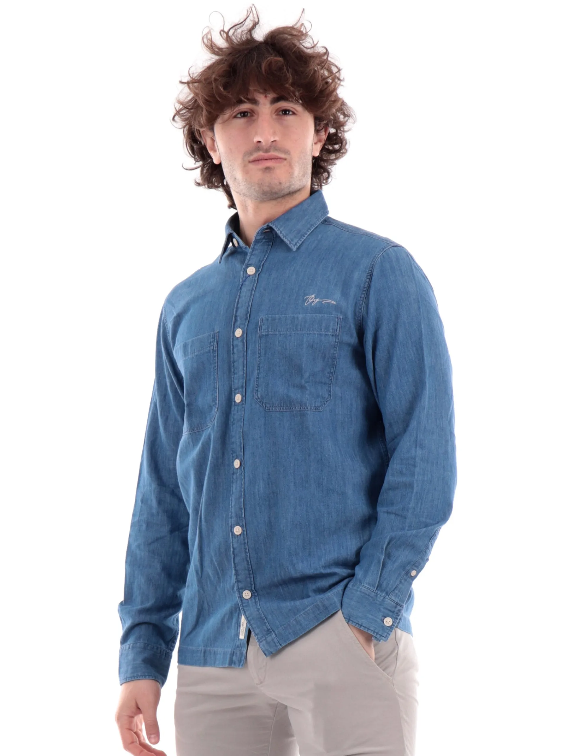 JACK&JONES Camicie*Camicia Jack & Jones jeans da uomo Denim Shirts Ls 12227612