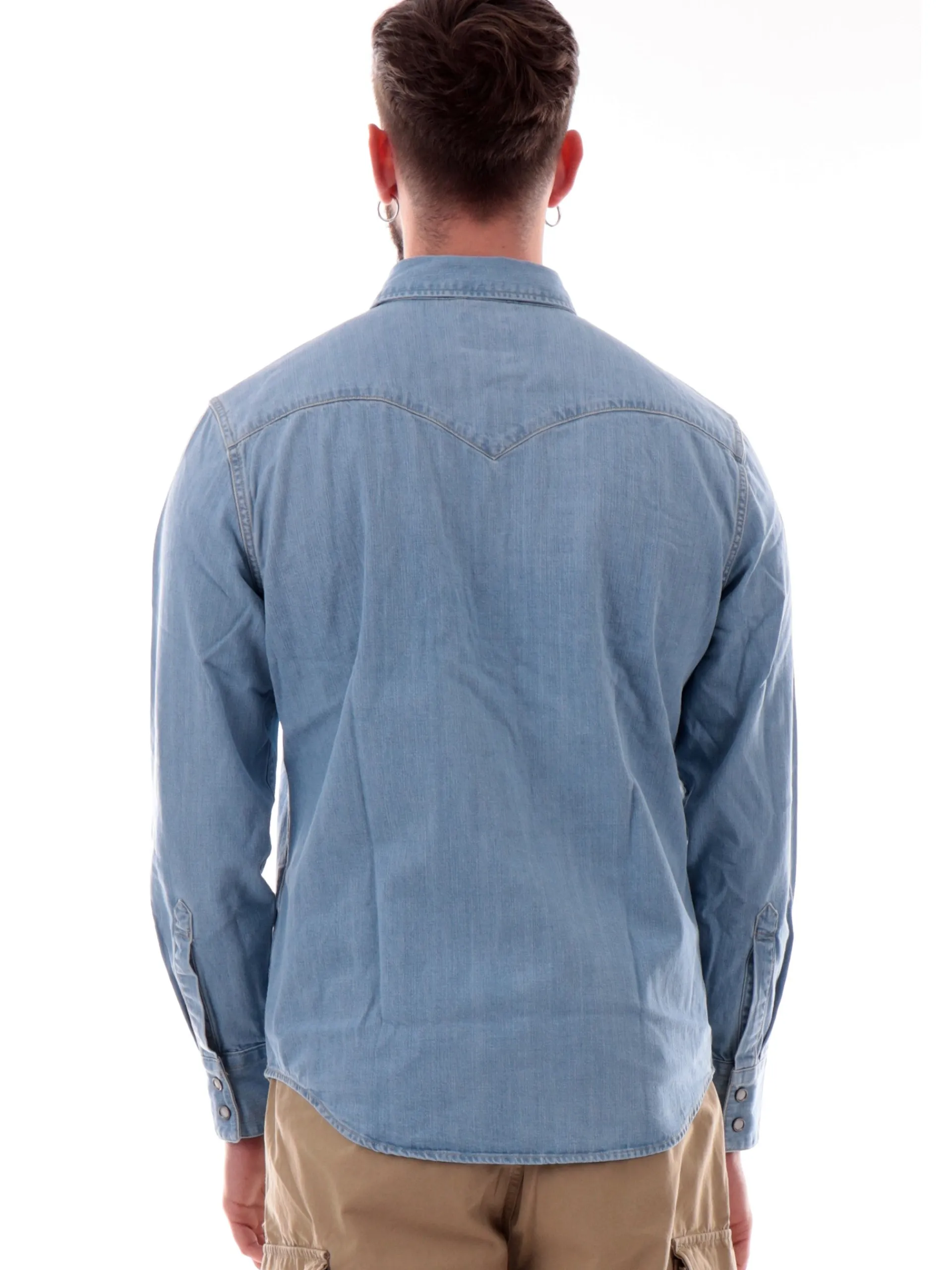 LEVIS Camicie*Camicia jeans blu da uomo Barstow Western Standard 8574400