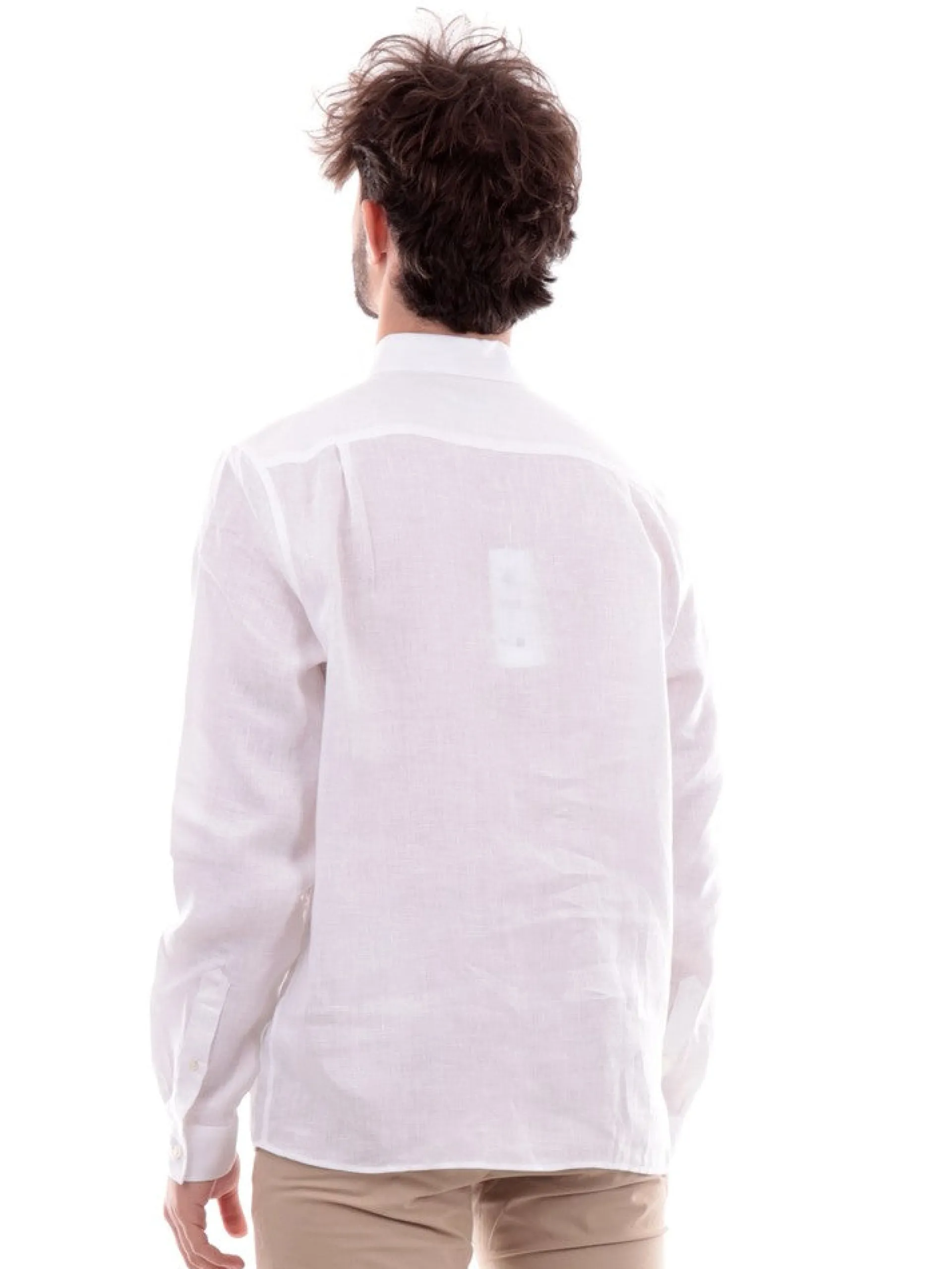 LACOSTE Camicie*Camicia bianca da uomo CH5692
