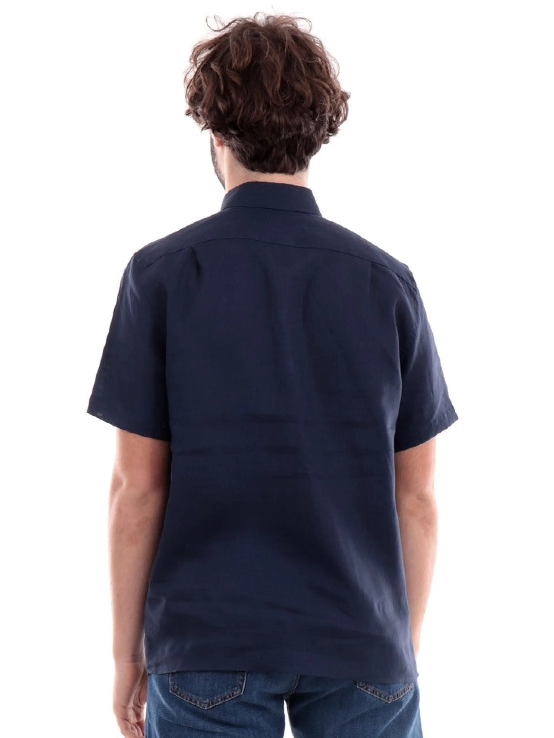 LACOSTE Camicie*Camicia blu da uomo CH5699