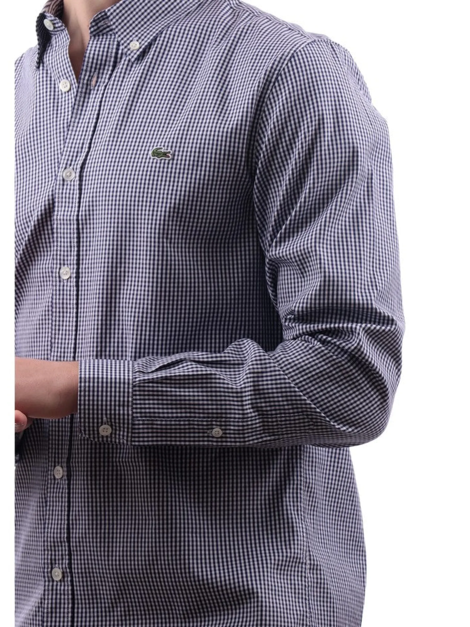 LACOSTE Camicie*Camicia blu da uomo CH2932