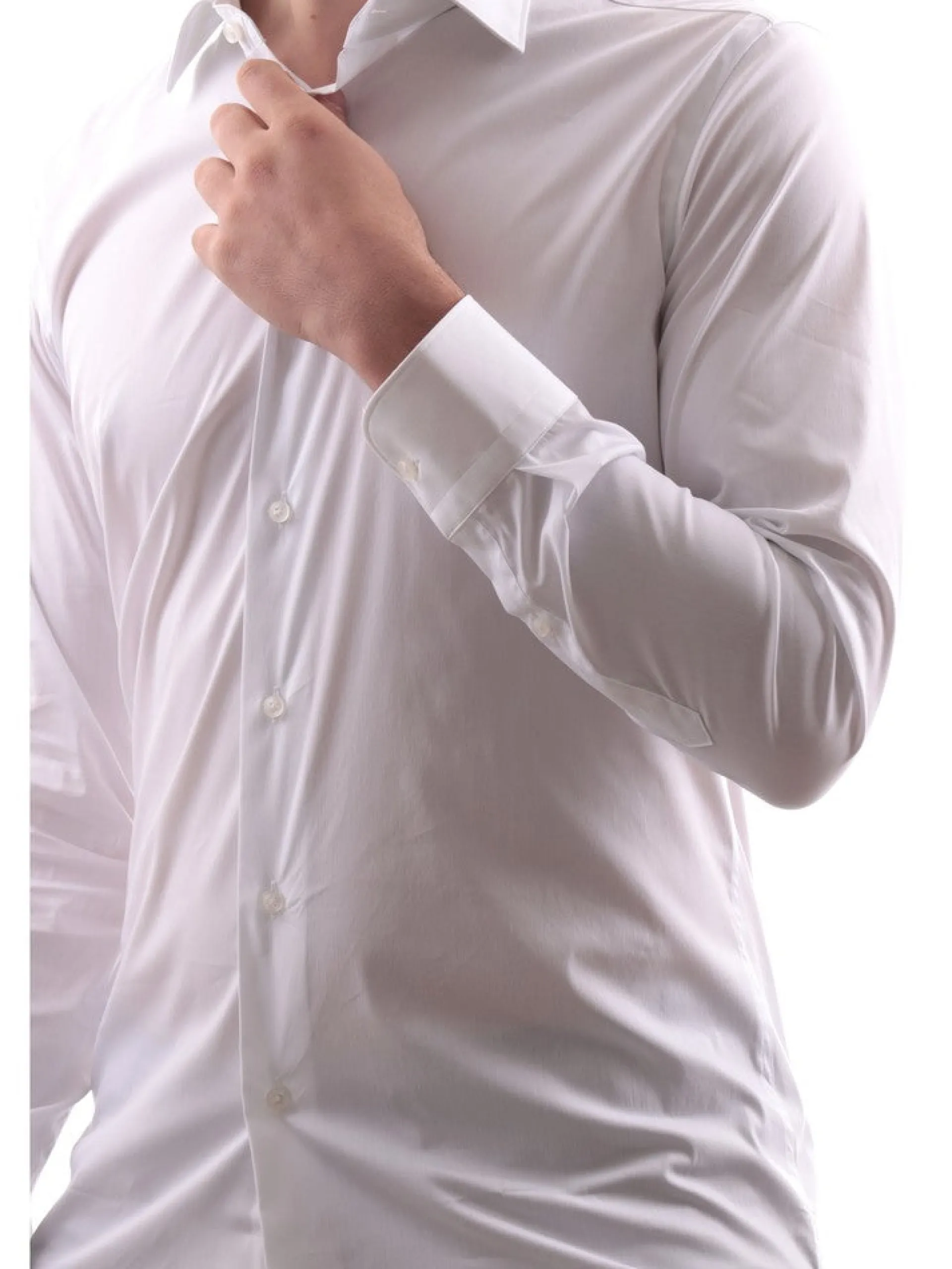 MARCUS Camicie*Camicia bianca da uomo Camicia Stretch Slim Fit 039110TA62L