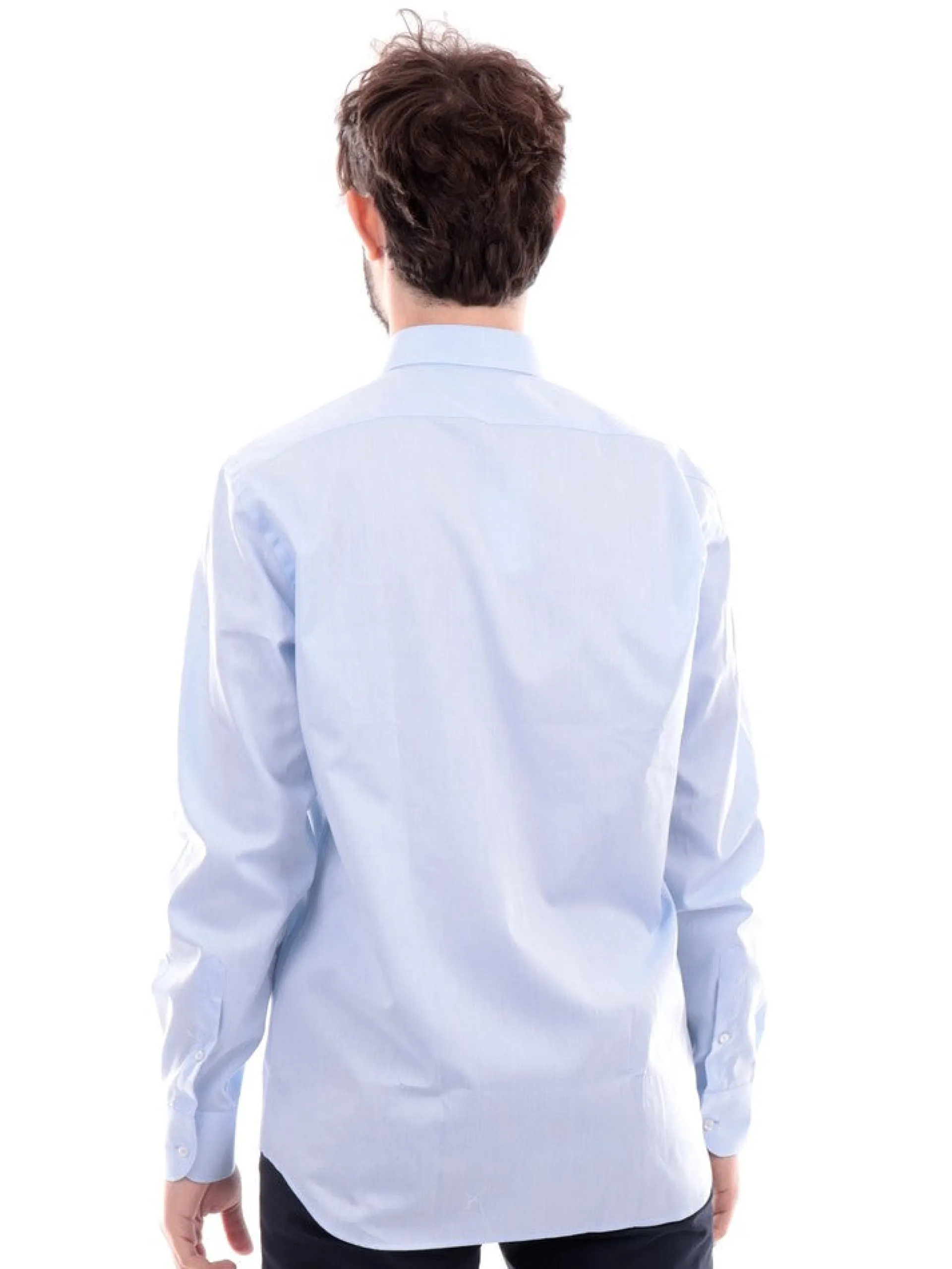 MARCUS Camicie*Camicia celeste da uomo Camicia Twill Regular Fit 028010TB86L