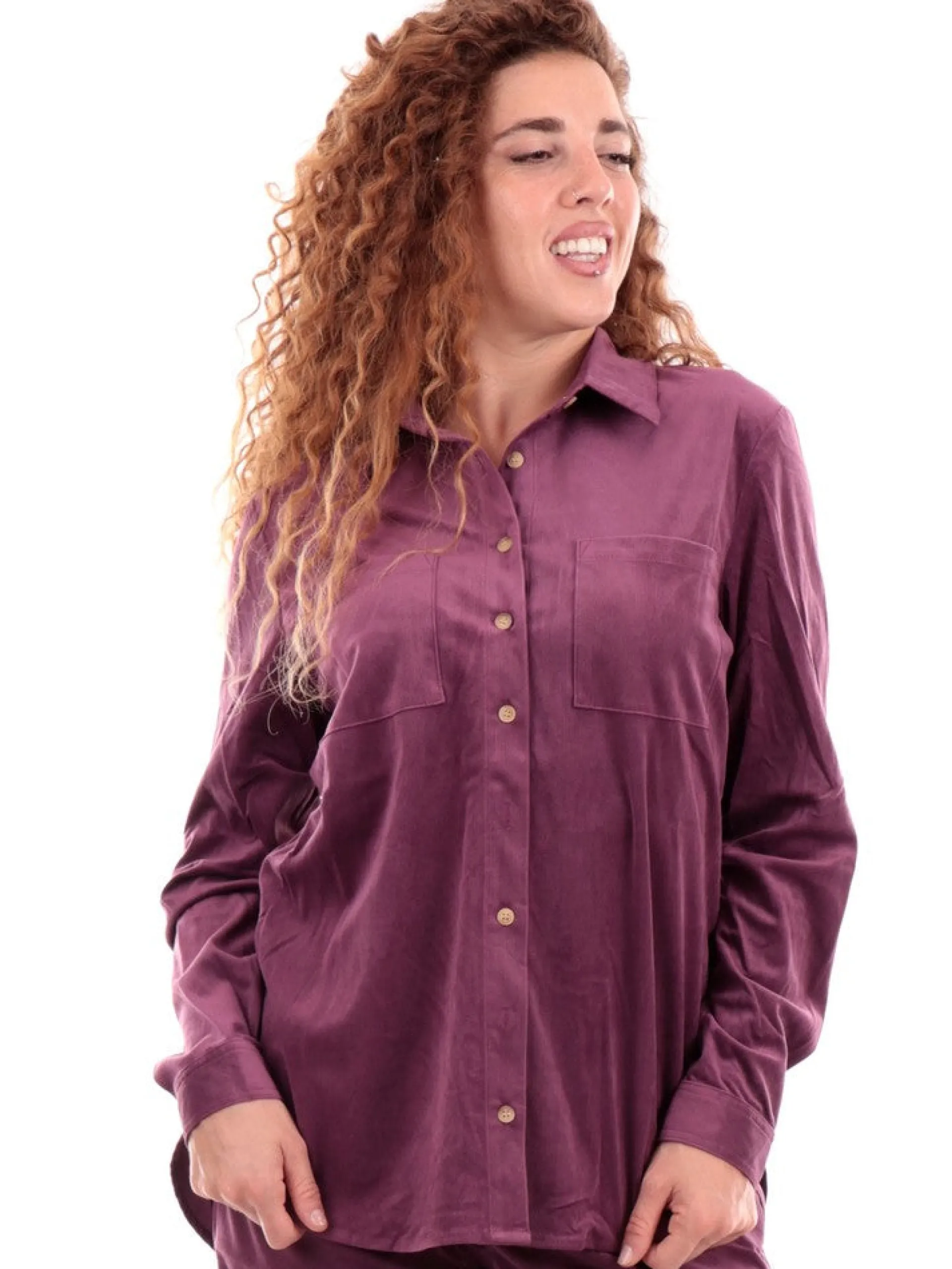MOLLYBRACKEN Top & Camicie*Camicia Molly Bracken viola da donna Woven TS123BH