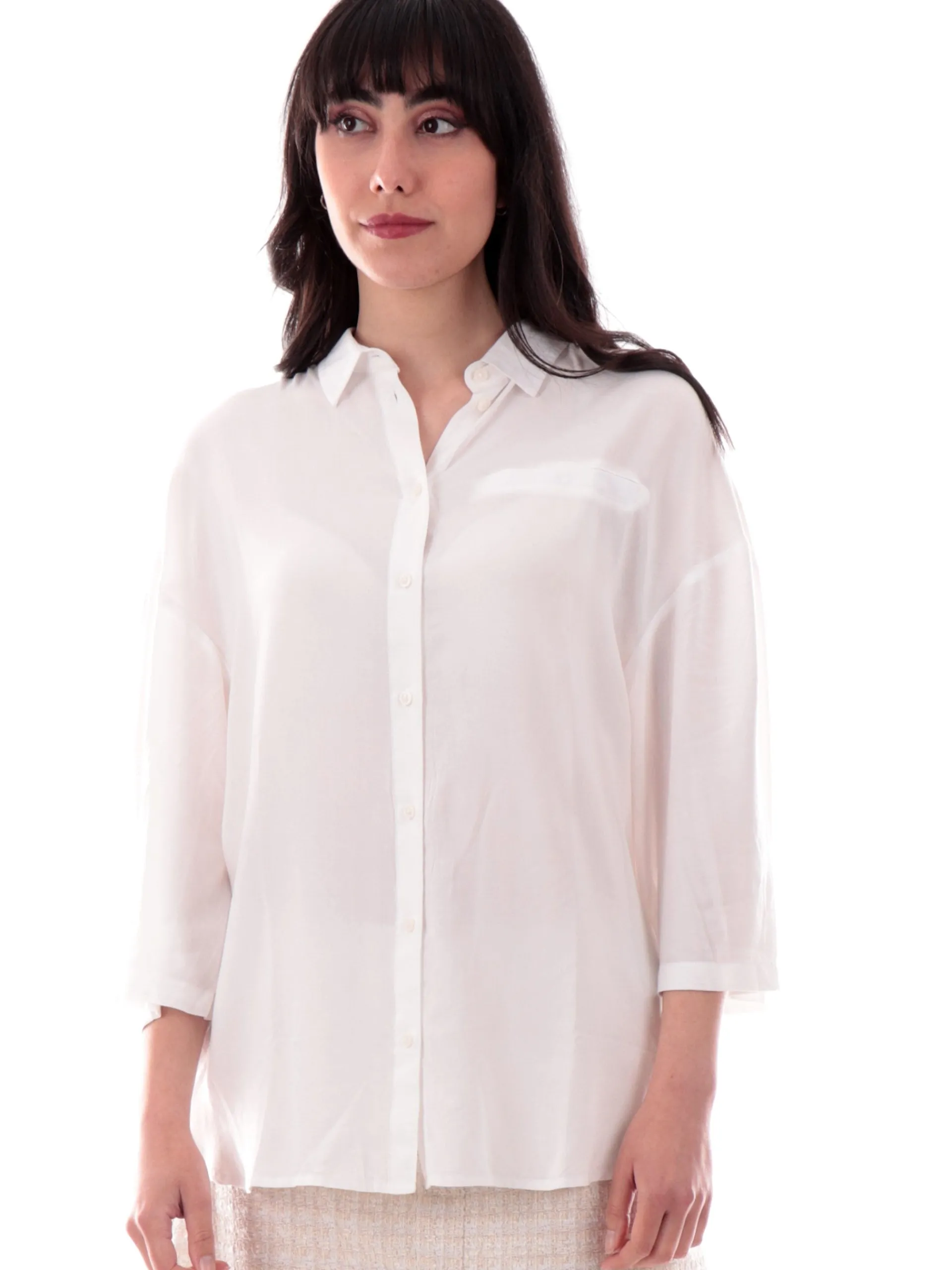 ONLY Top & Camicie*Camicia bianca da donna con maniche tre quarti 15344786