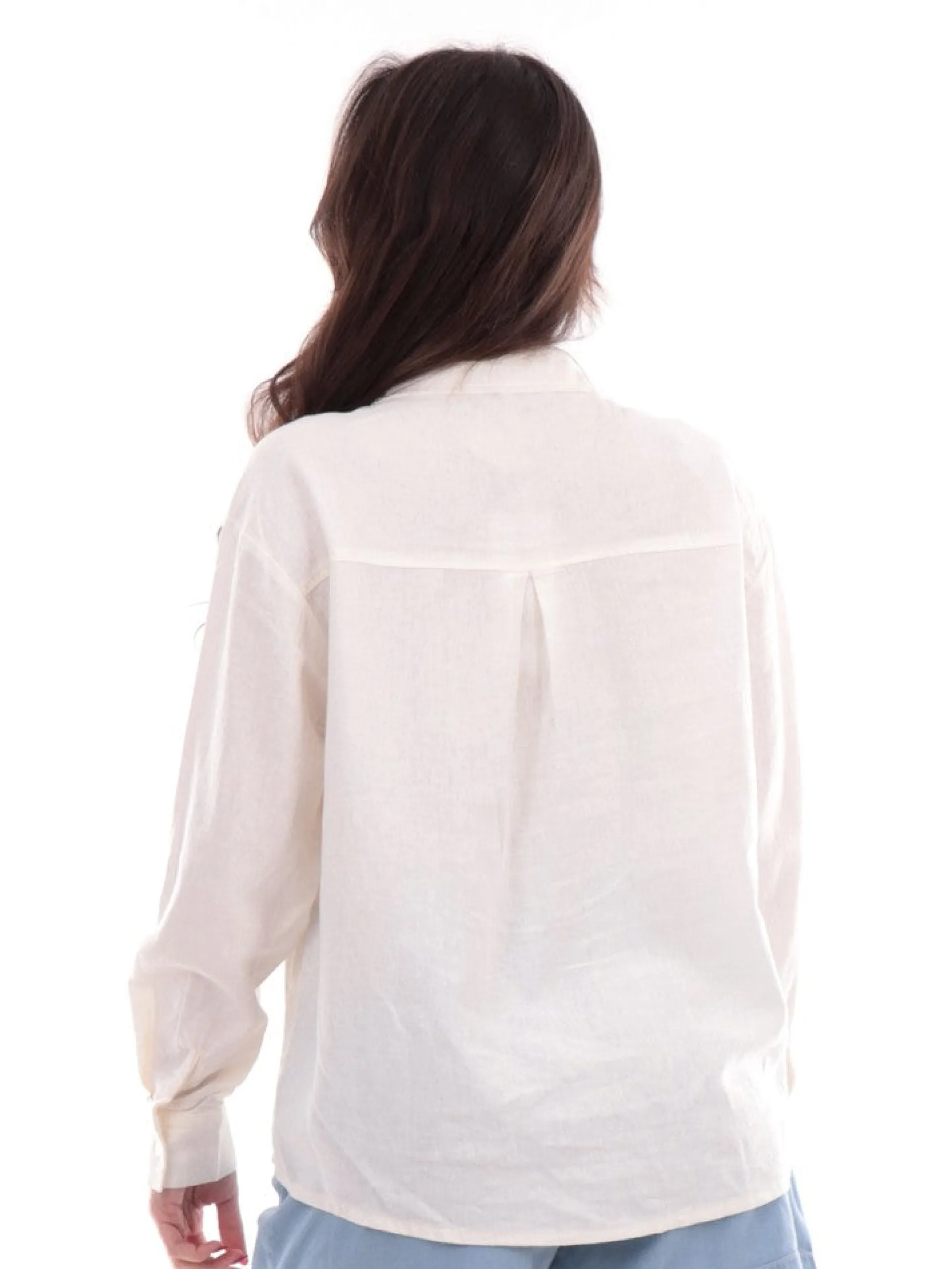 ONLY Top & Camicie*Camicia donna bianca di lino 15278795