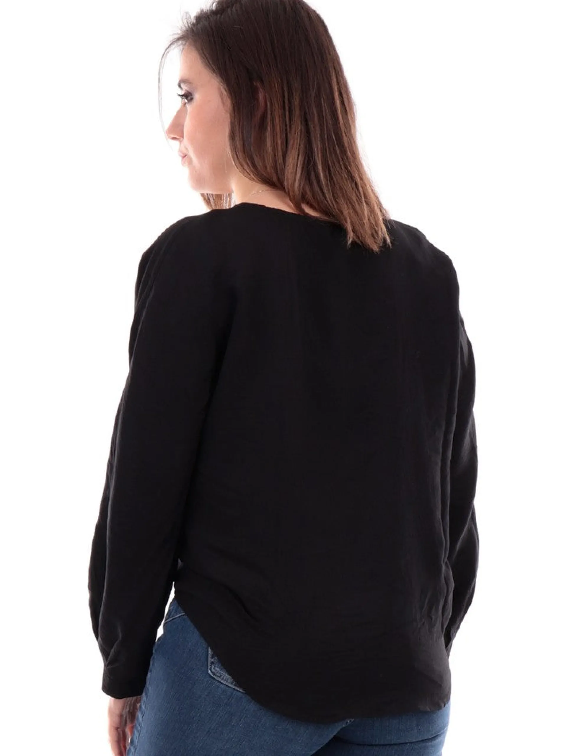 ONLY Top & Camicie*Camicia nera da donna Short Knot 15252779