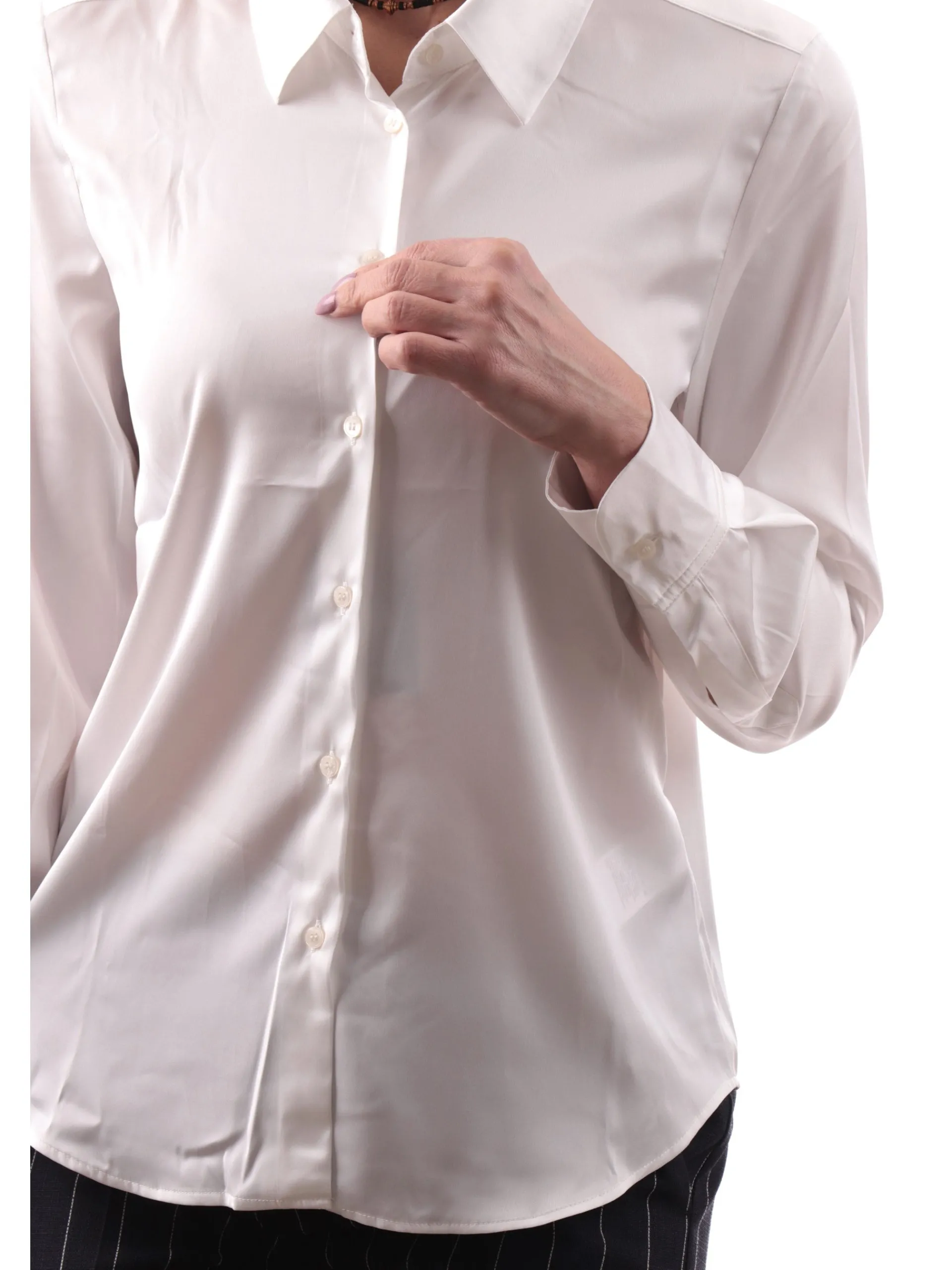 EMME MARELLA Top & Camicie*Camicia raso bianca da donna Satin SONETTO