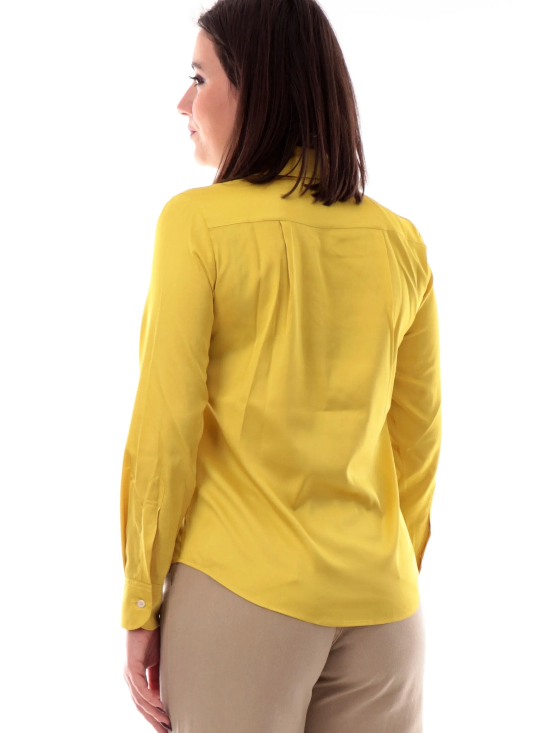 EMME MARELLA Top & Camicie*Camicia raso gialla da donna Satin SONETTO