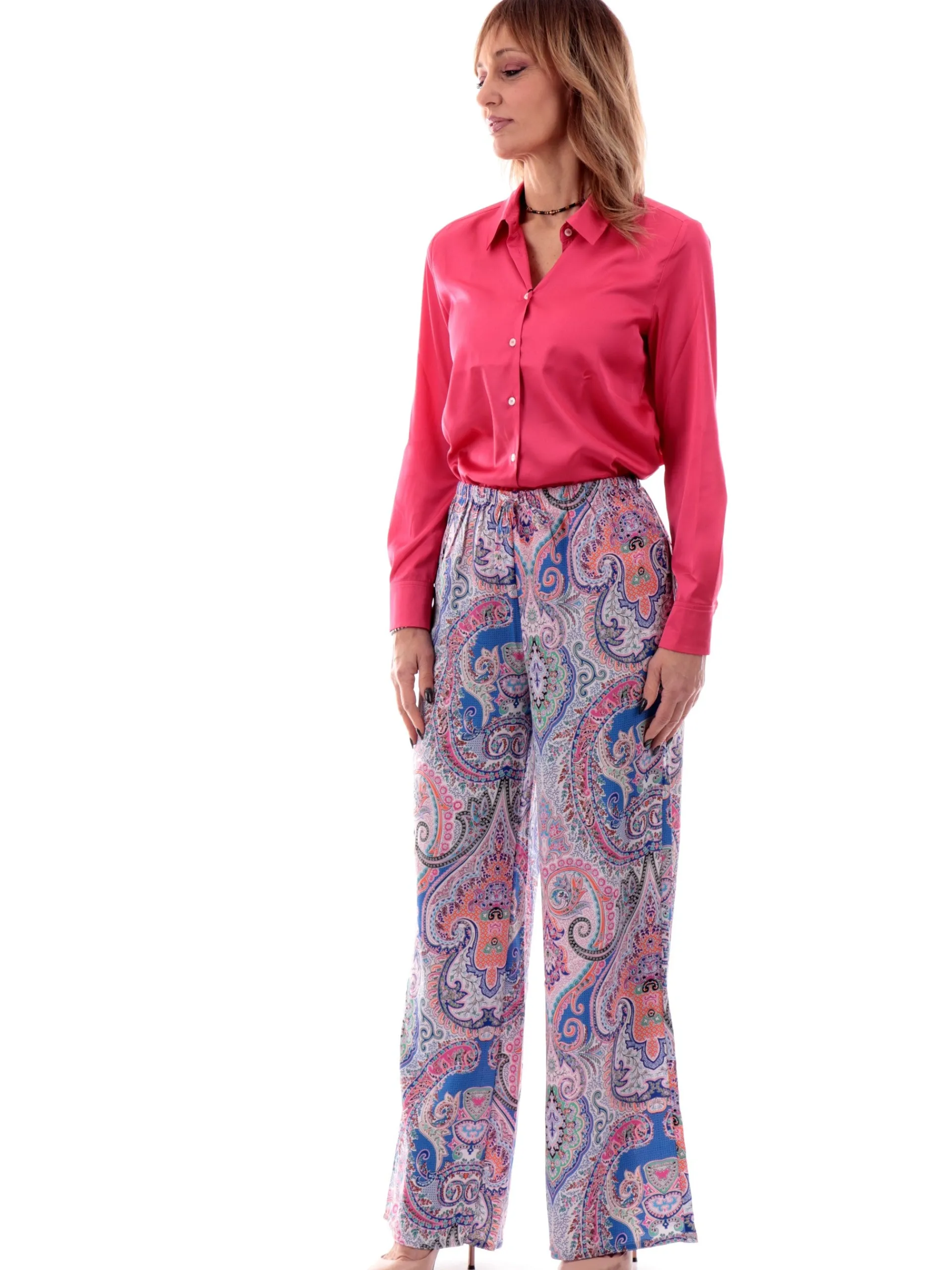EMME MARELLA Top & Camicie*Camicia raso fucsia da donna Satin SONETTO