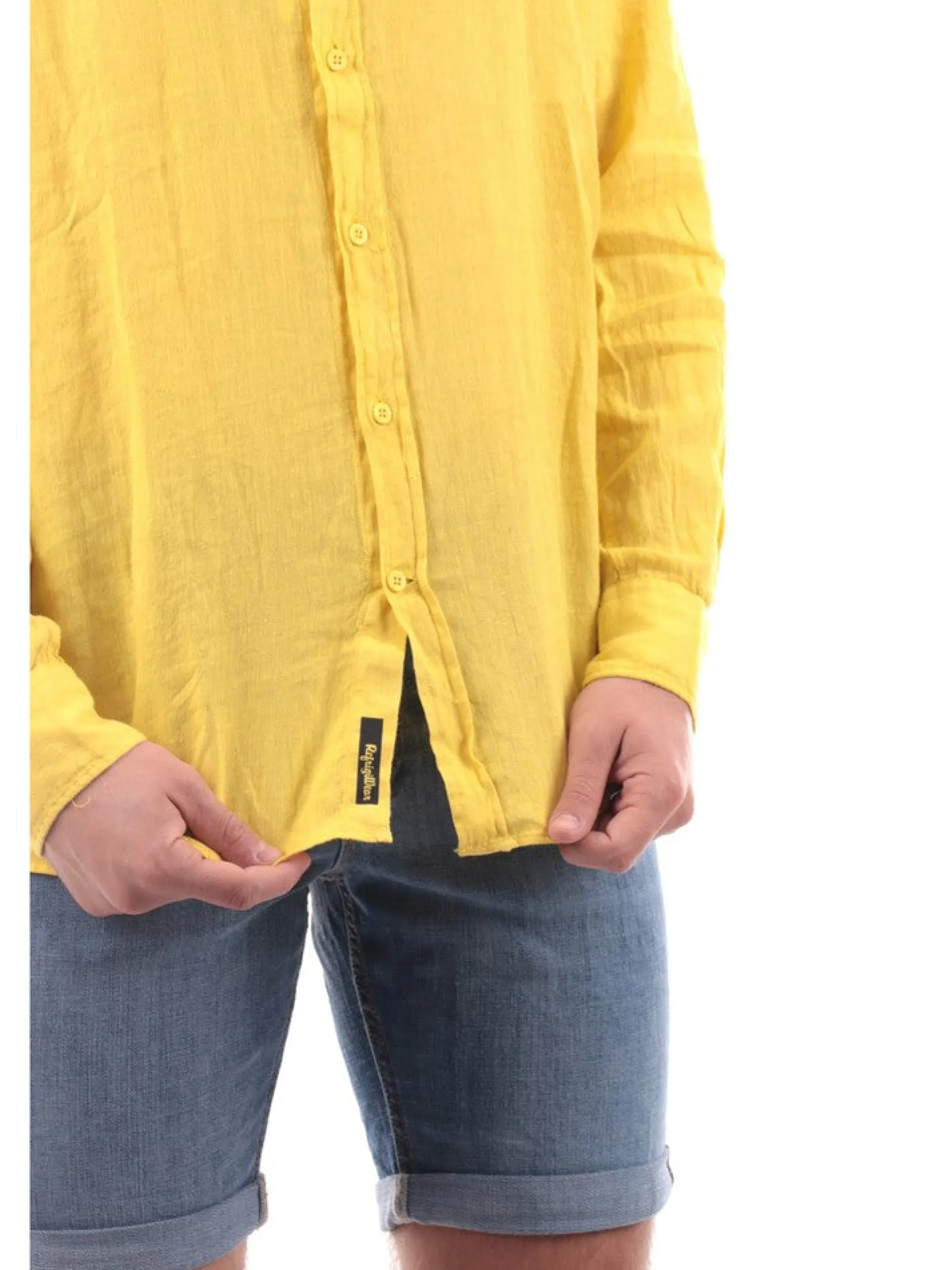 REFRIGIWEAR Camicie*Camicia gialla da uomo Cape Girardeau C10100