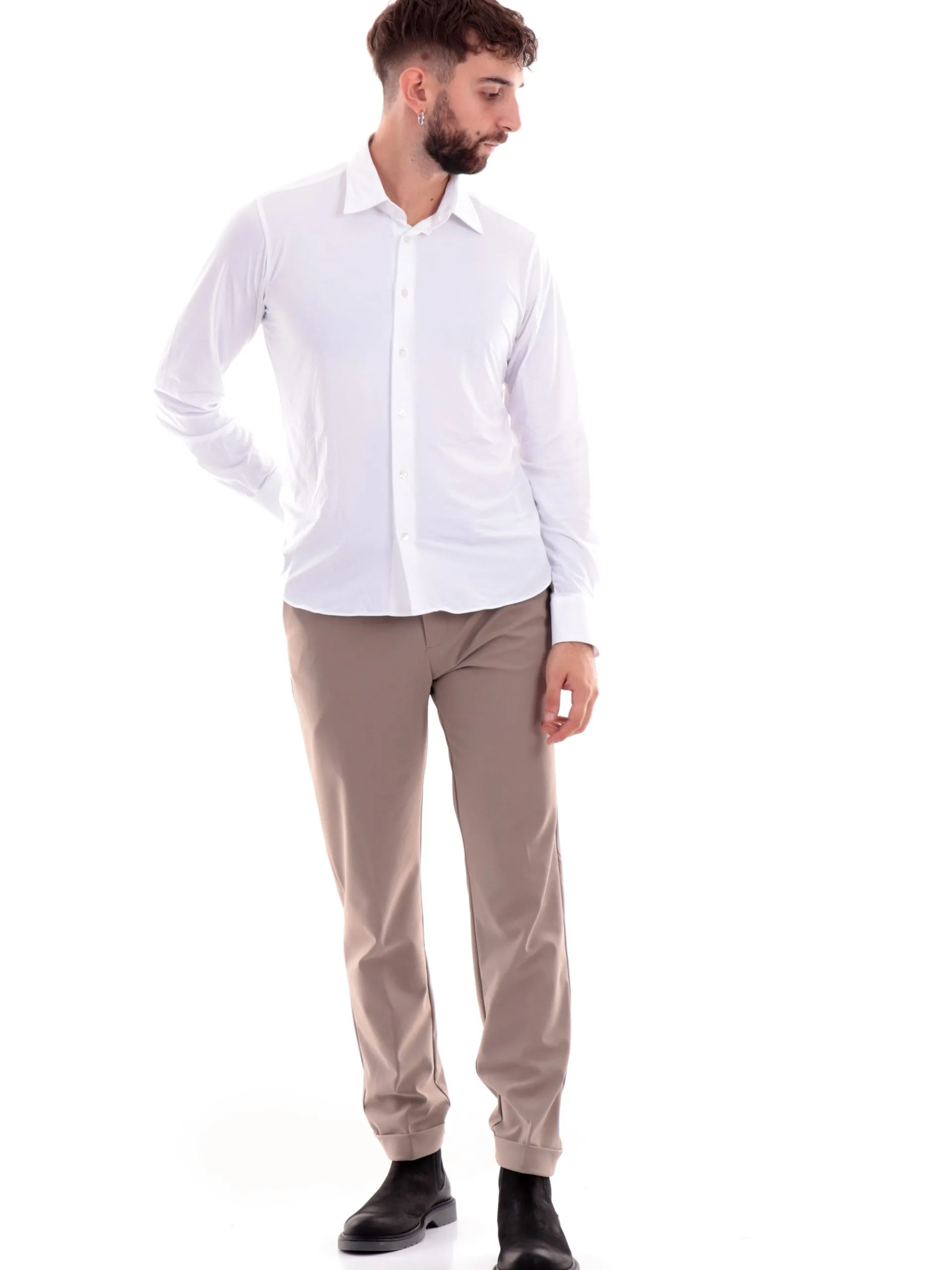 RRD Camicie*Camicia bianca da uomo Oxford W24250