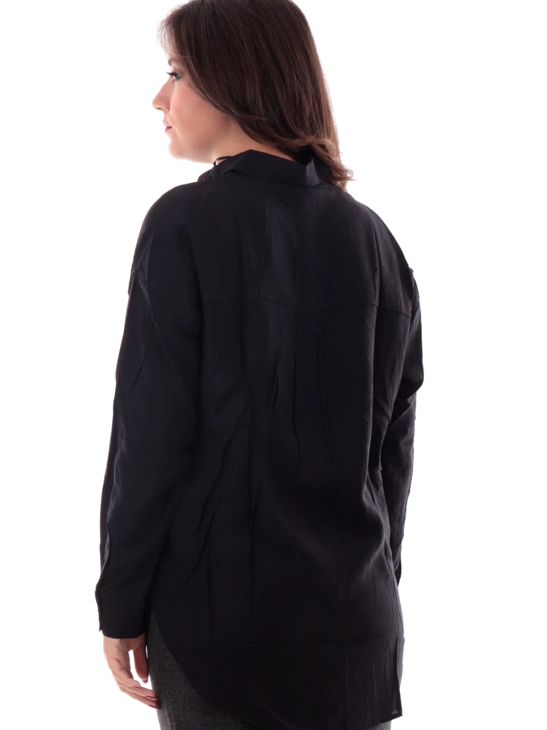 TIFFOSI Top & Camicie*Camicia nera da donna maniche lunghe Rita 5 10057345