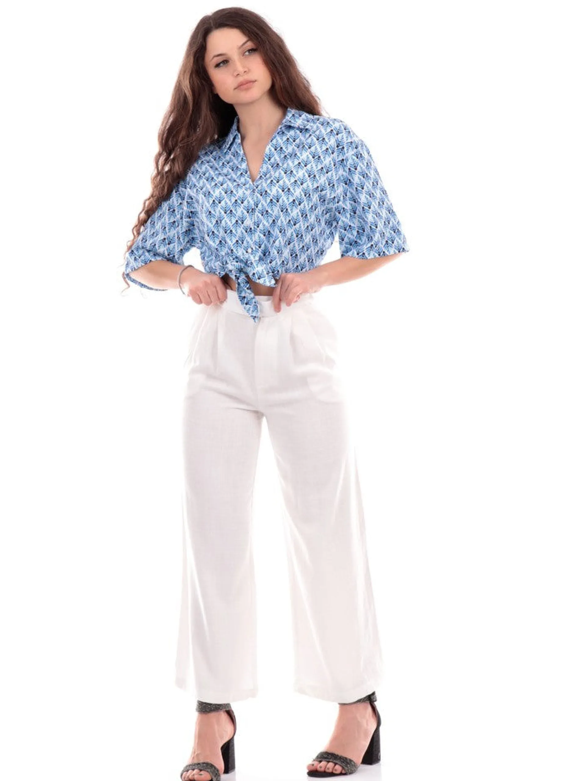 TIFFOSI Top & Camicie*Camicia top azzurra da donna 10054835