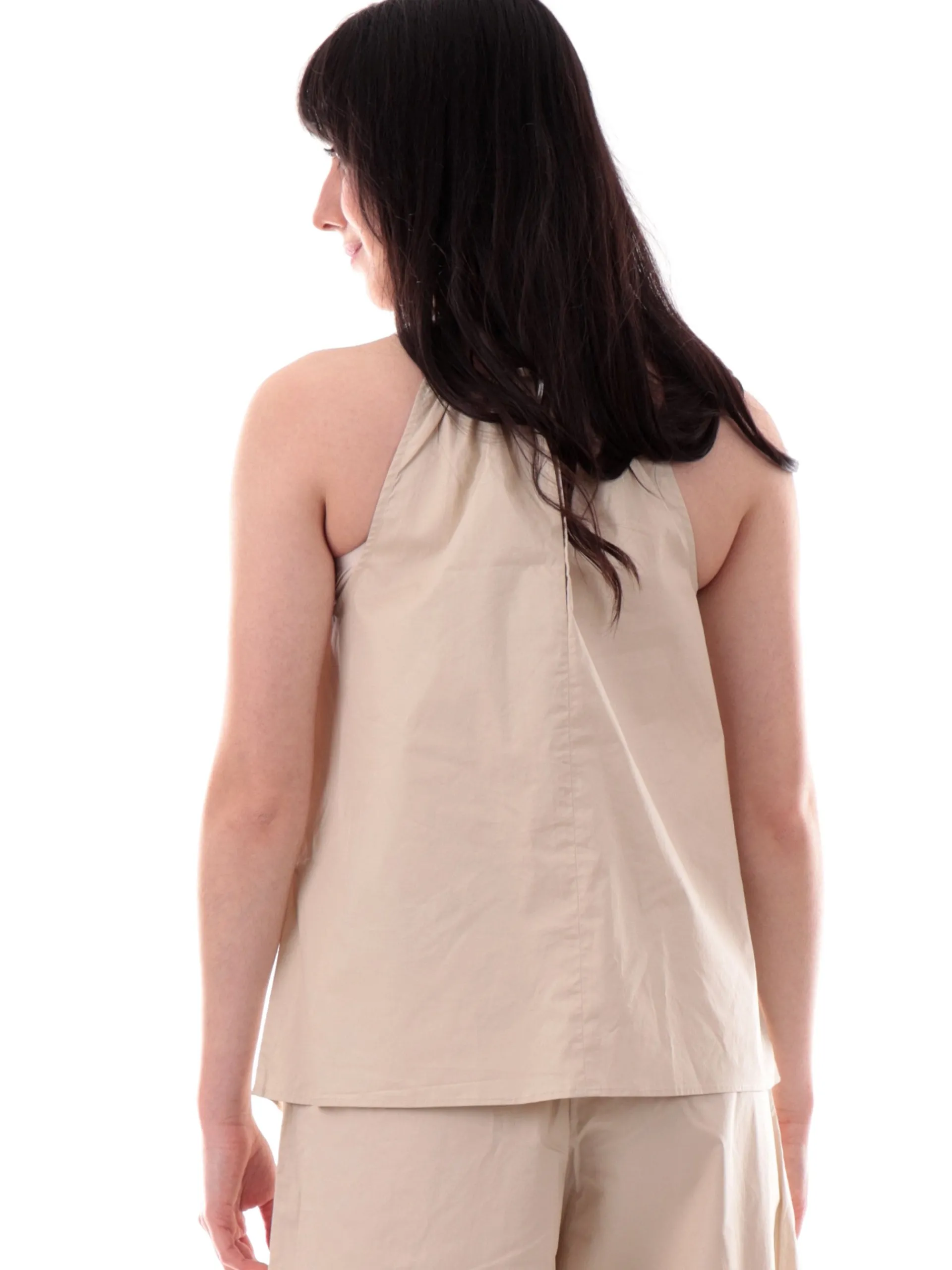 ARMANI EXCHANGE Maglie*Canotta beige da donna fondo svasato XW00195AF12812U 0002