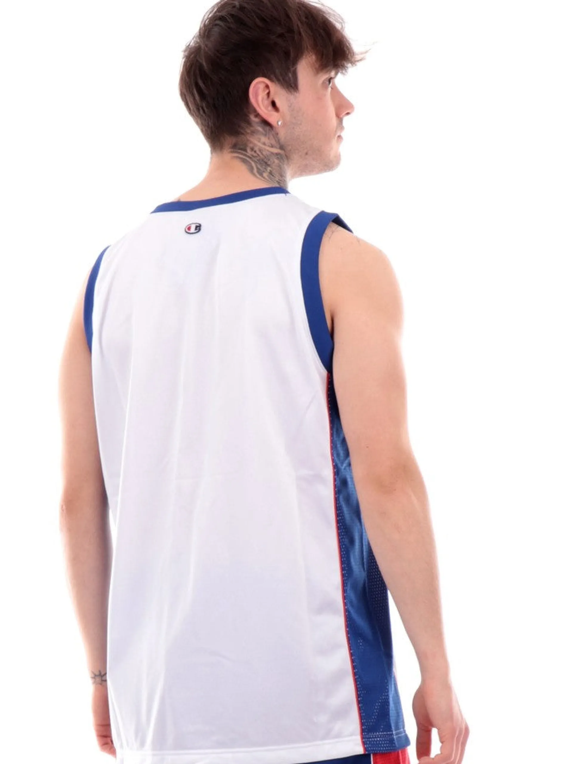 CHAMPION Maglie*Canotta bianca da uomo USA Tank 219745