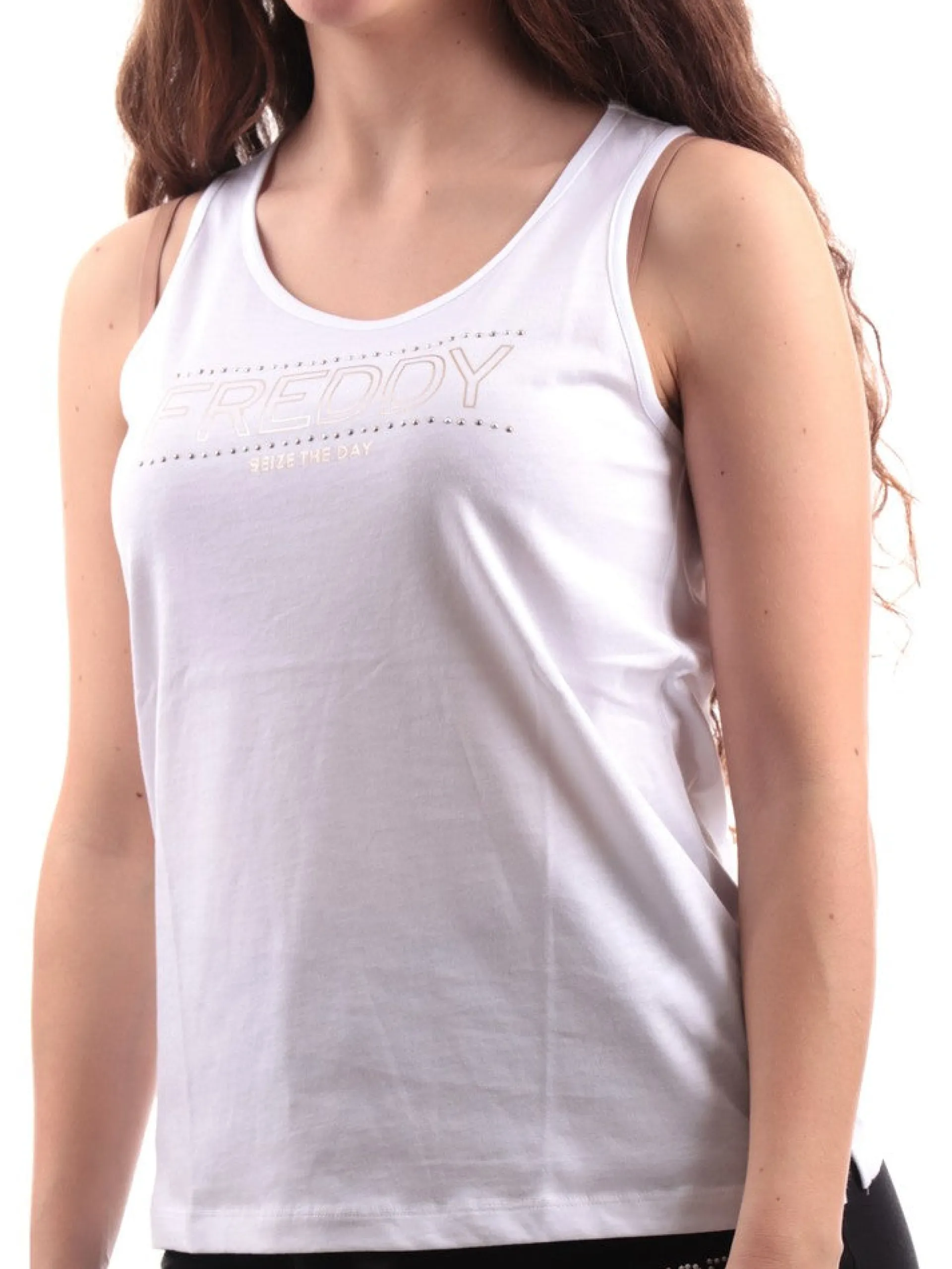 FREDDY Maglie*Canotta bianca da donna S4WCXK1