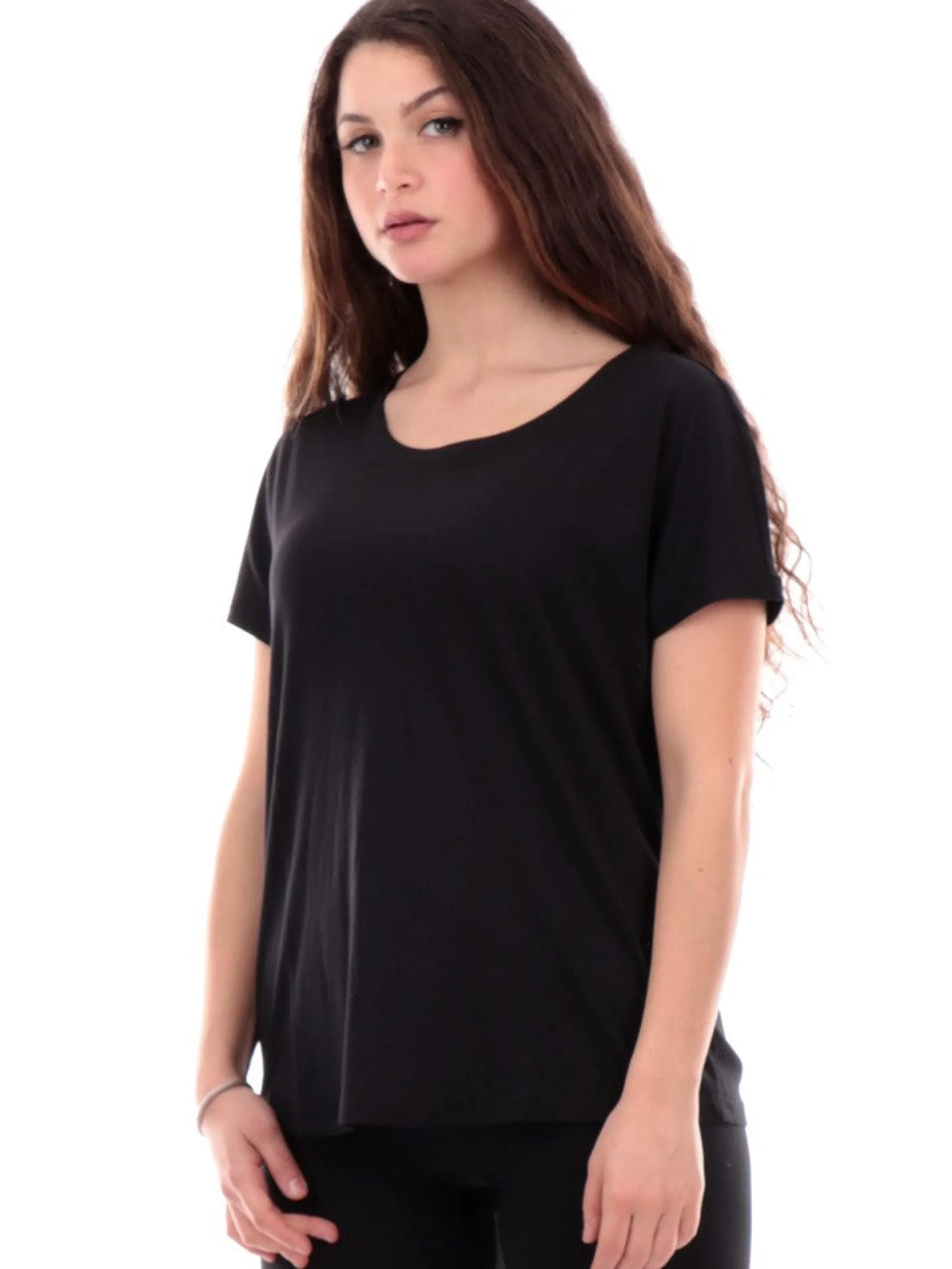 FREDDY T-Shirt*Canotta nera da donna S4WSLT12
