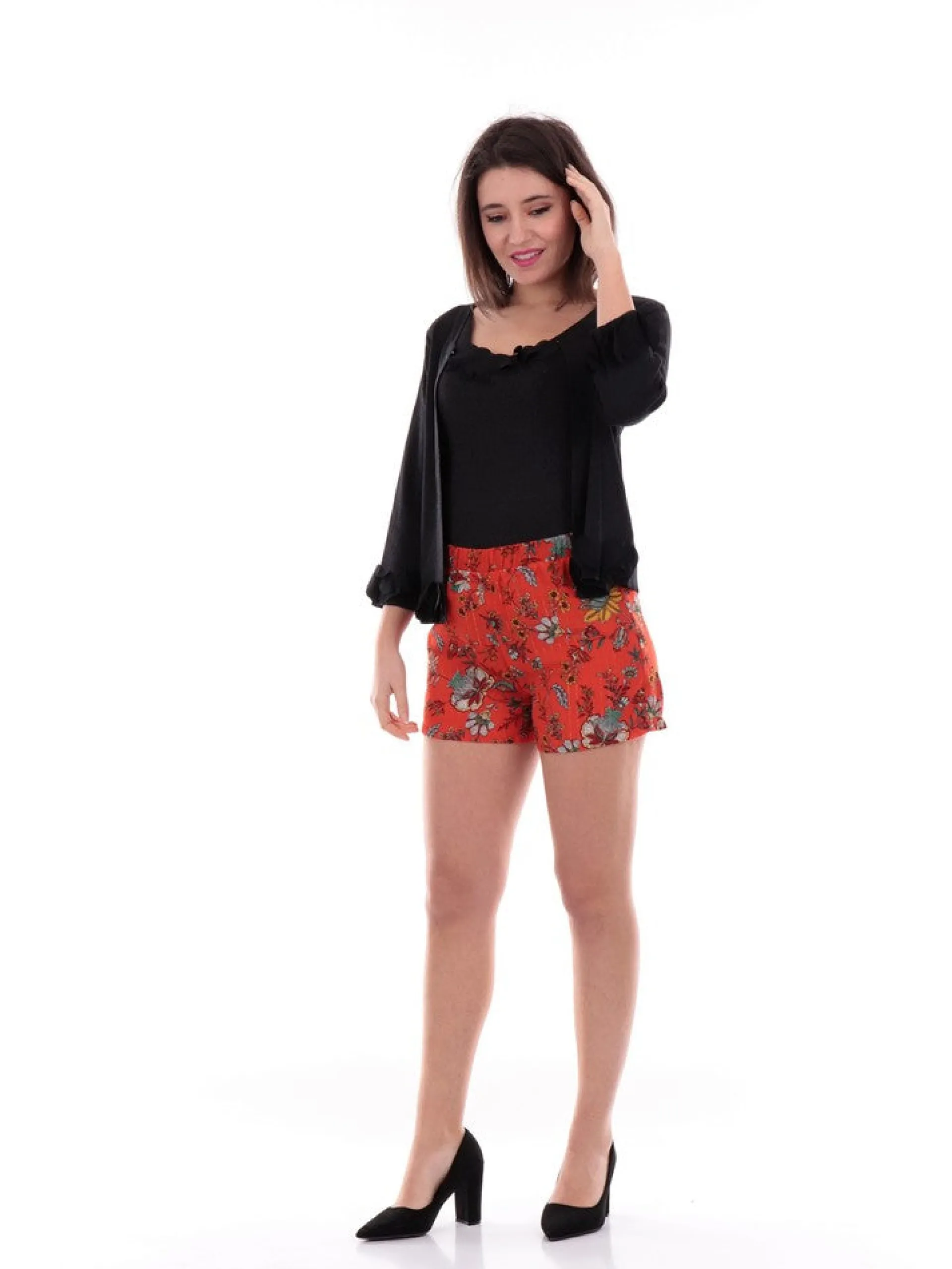MOLLYBRACKEN Maglie*Canotta Molly bracken Nera lurex da donna