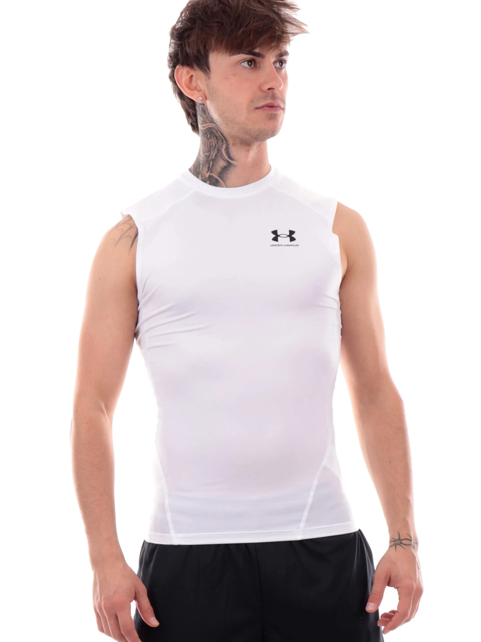 UNDER ARMOUR Maglie*Canotta bianca da uomo tessuto tecnico 13615220