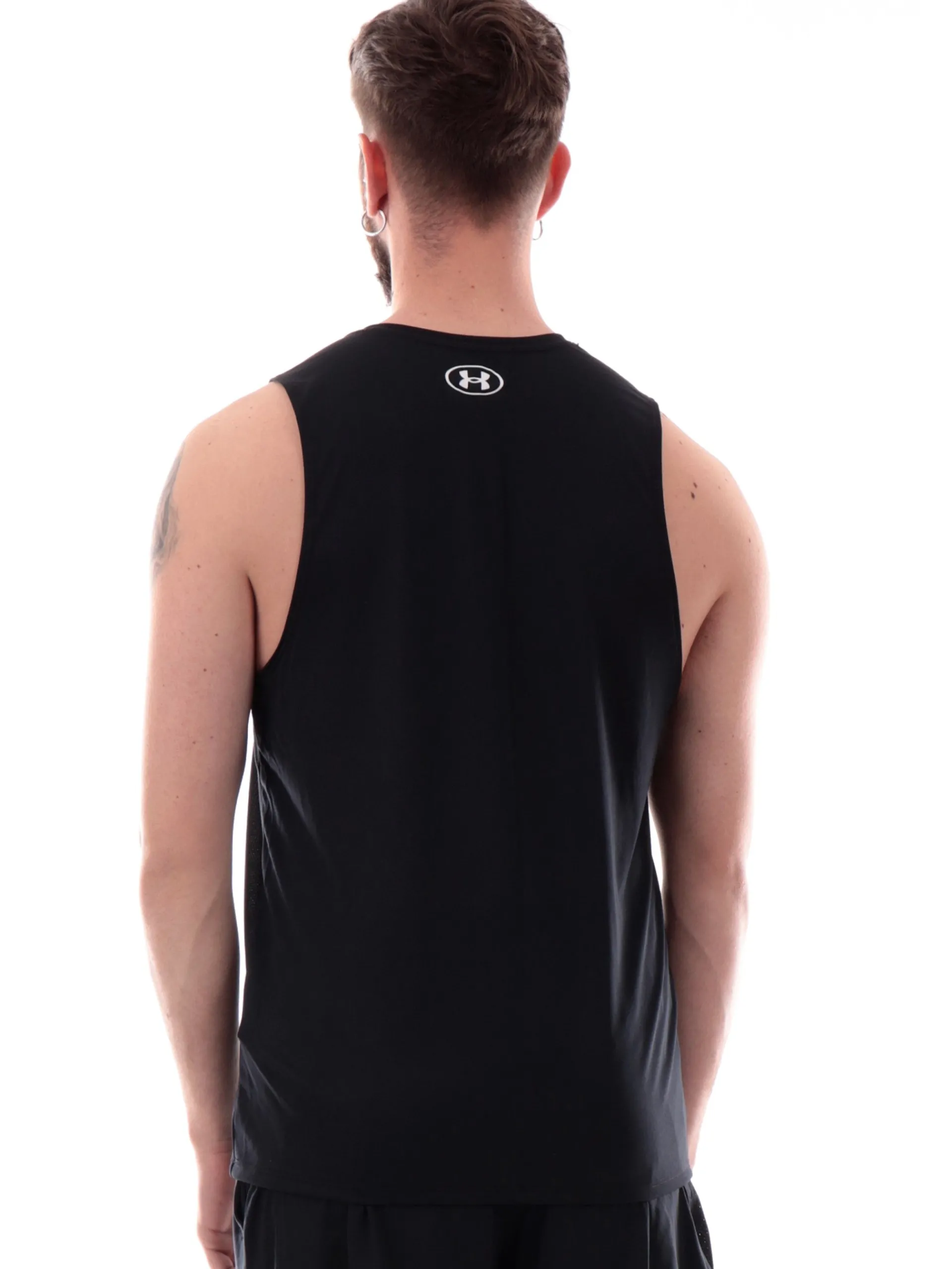 UNDER ARMOUR Maglie*Canotta nera da uomo Tech Tank 13827950