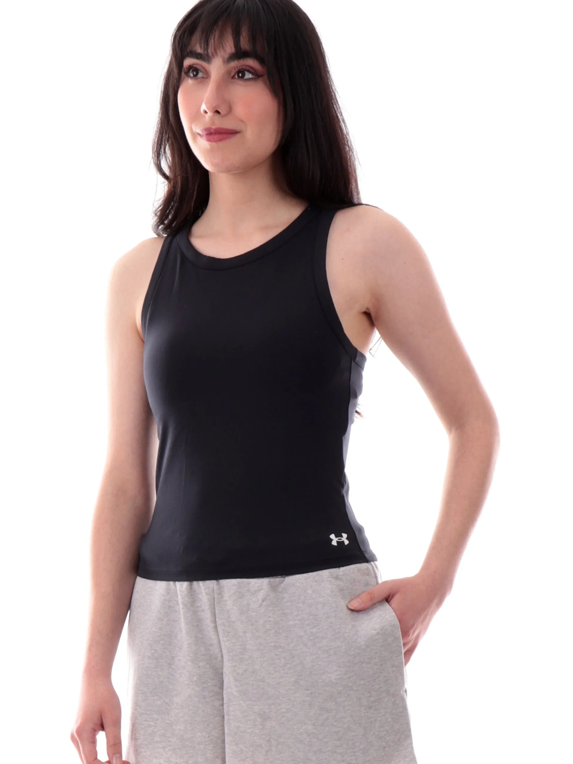 UNDER ARMOUR Maglie*Canotta nera tessuto tecnico da donna Motion Highneck Tank 13903670