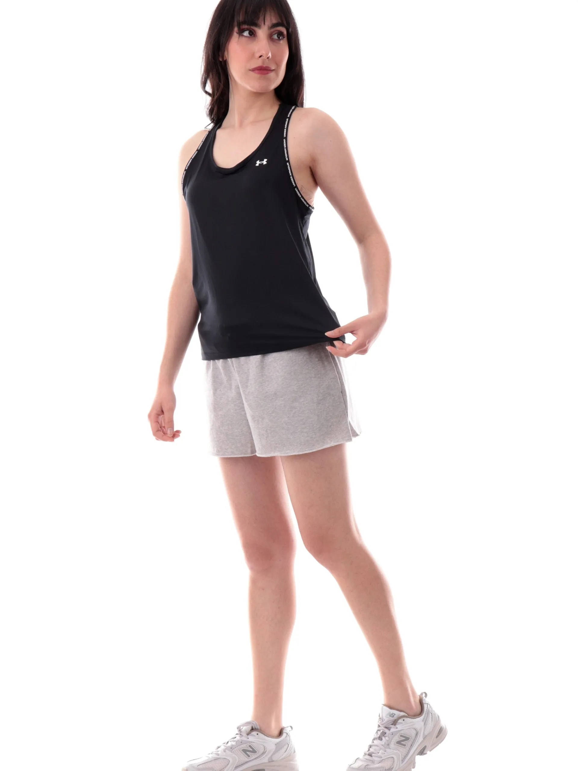 UNDER ARMOUR Maglie*Canotta tecnica nera da donna Knockout Tank 13898510