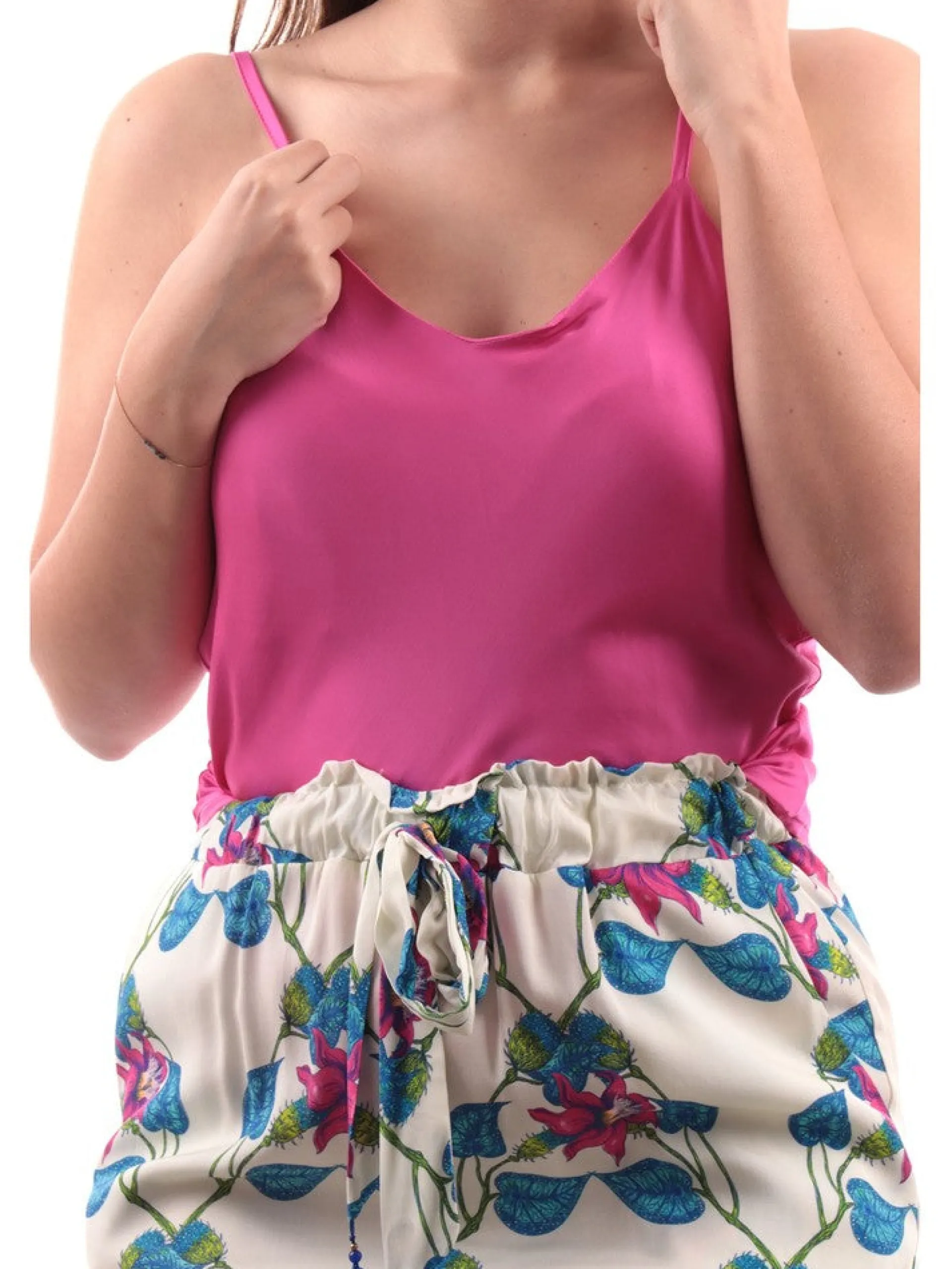 WUSIDE Maglie*Canottiera raso Wu'Side sottogiacca fucsia 23821