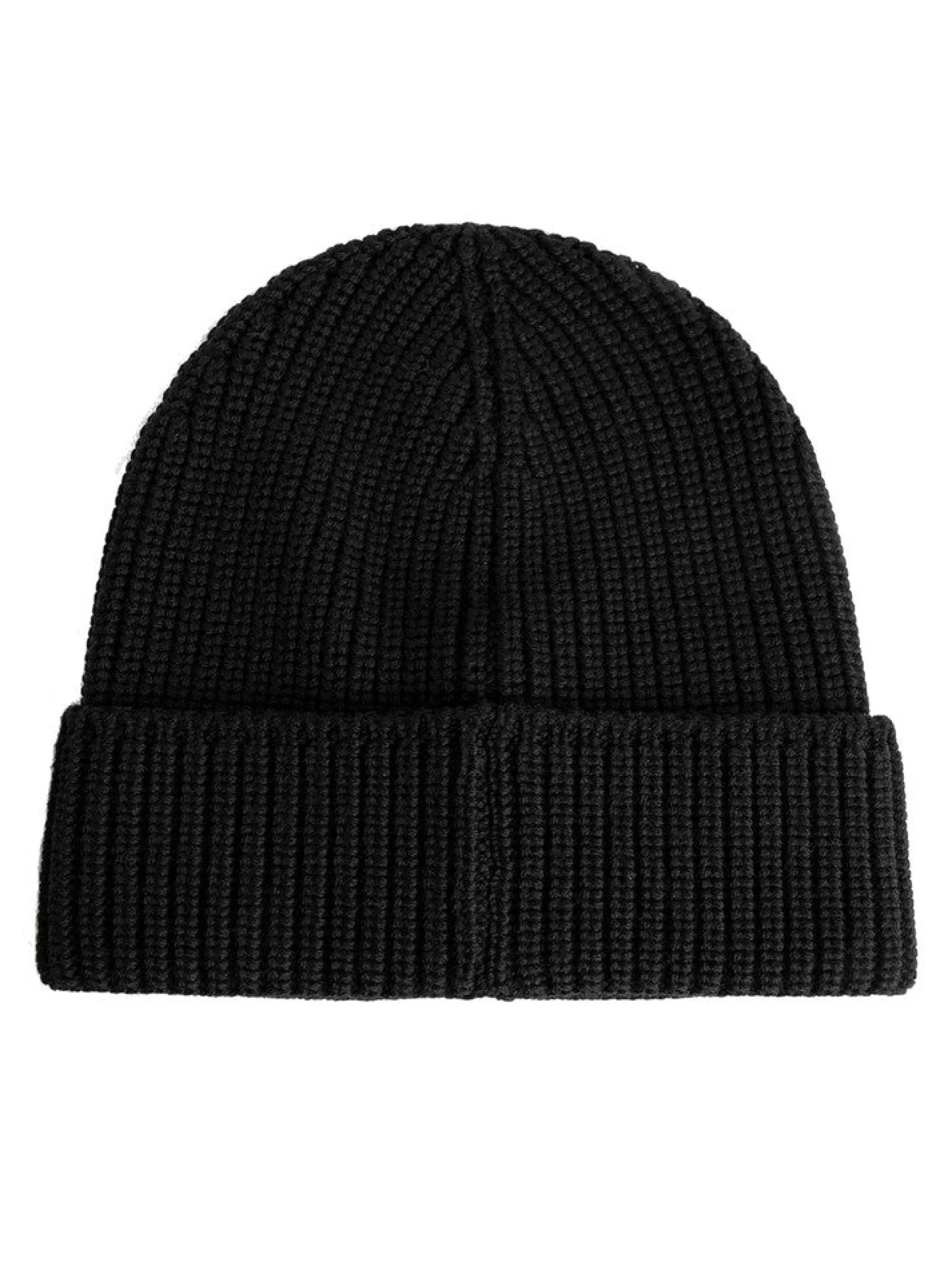 CANADA GOOSE Cappelli*Cappello nero con risvolto Rib Toque 5026M