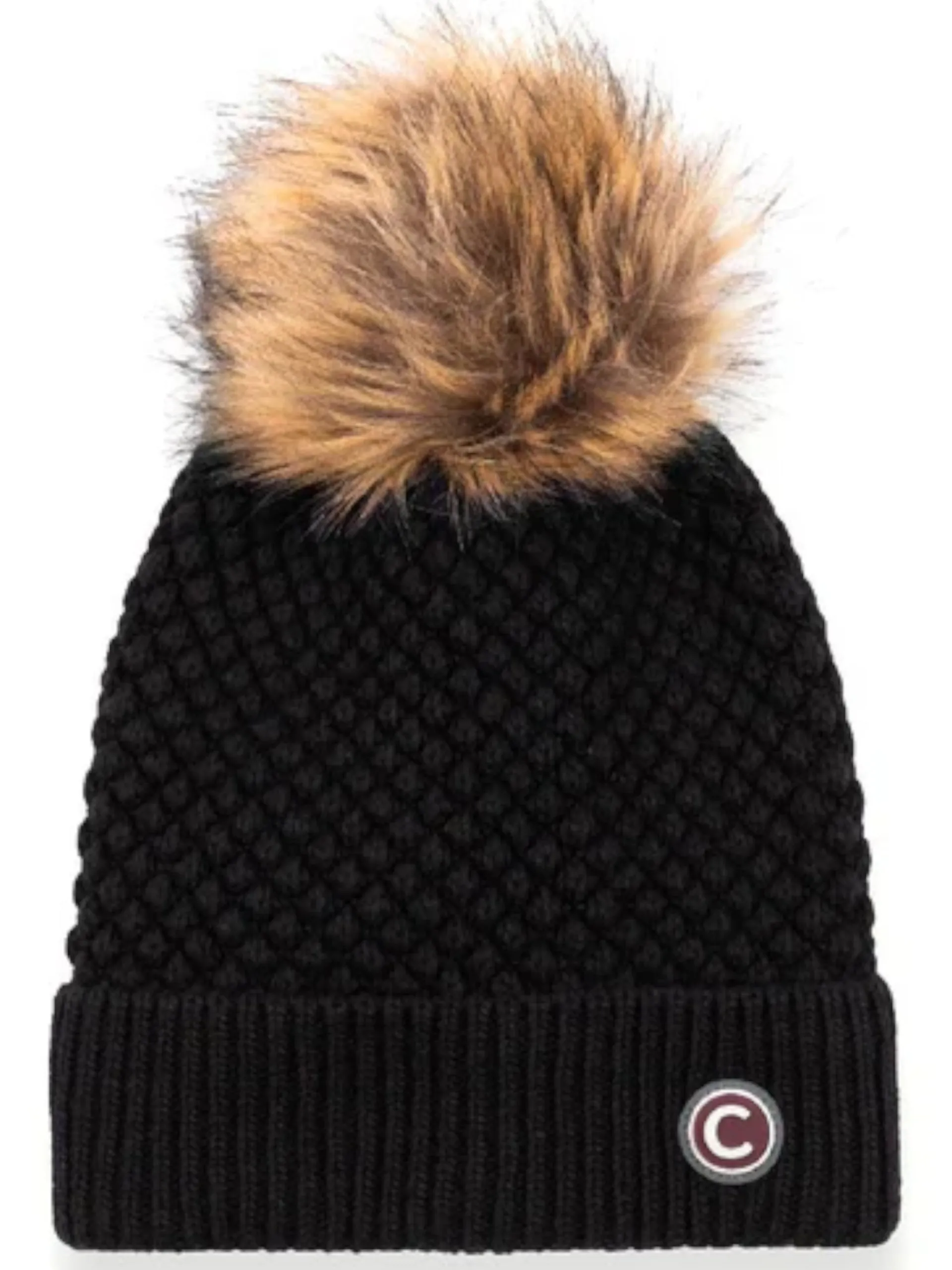 COLMAR Cappelli*Cappello nero con pompon 4854E3XS